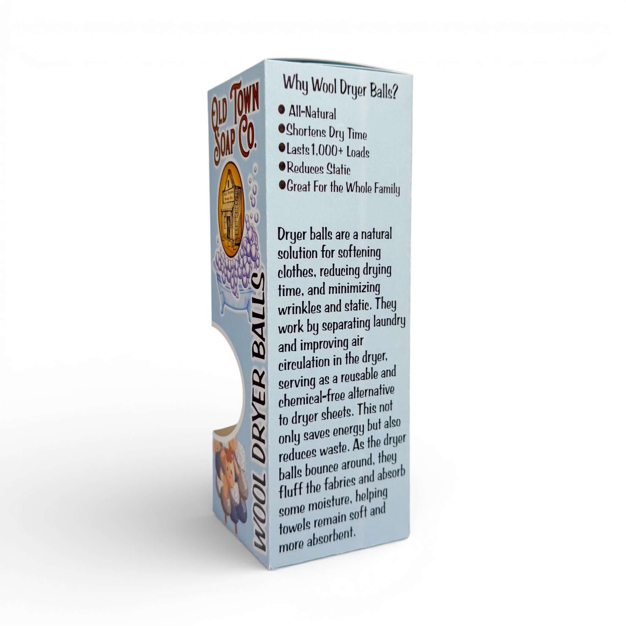 Box 3XL Wool Dryer Balls - Old Town Soap Co.