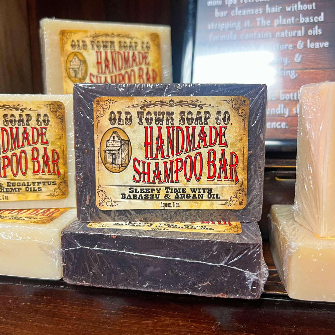 Sleepy Time Babassu & Argan Shampoo Bar - Old Town Soap Co.