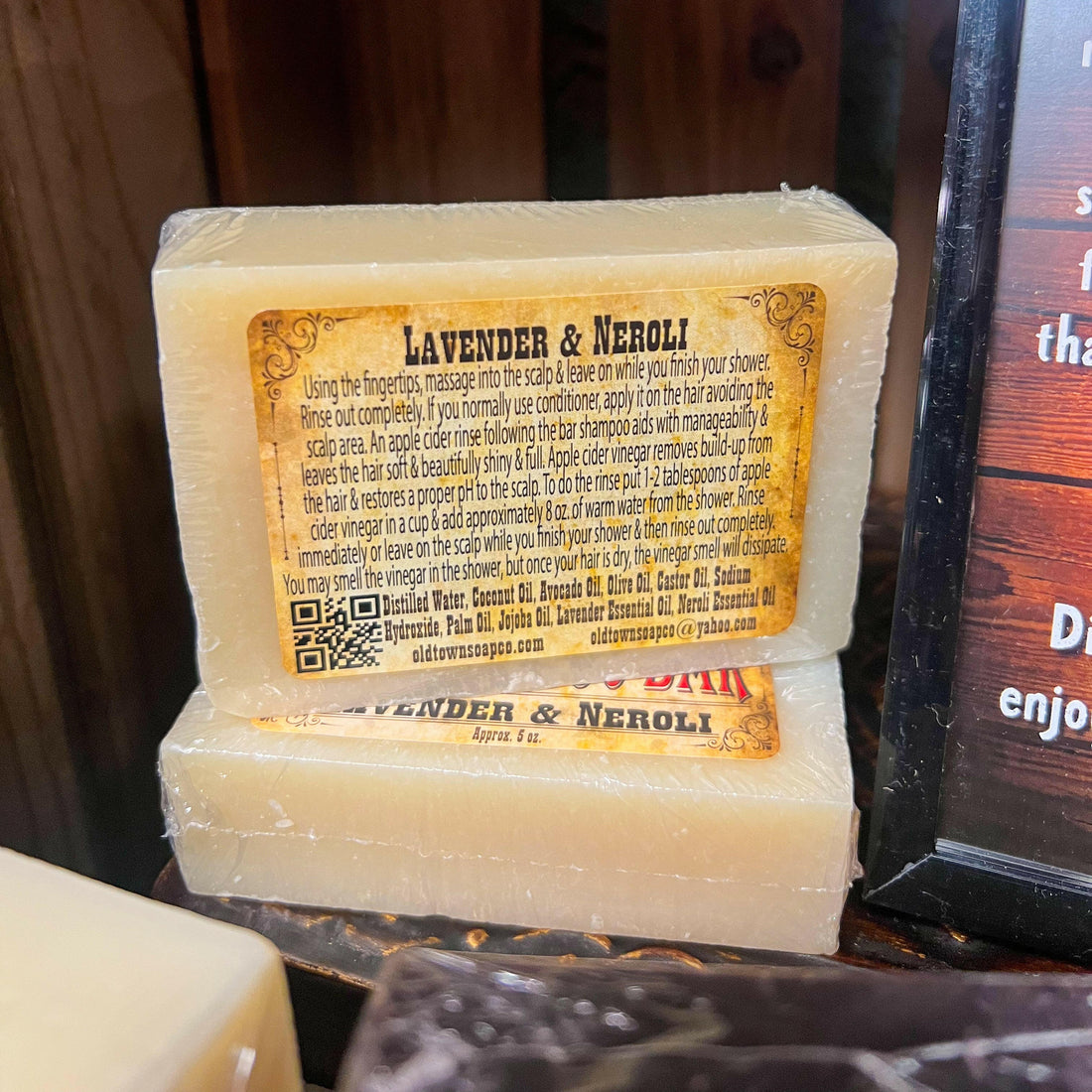 Lavender & Neroli Shampoo Bar - Old Town Soap Co.