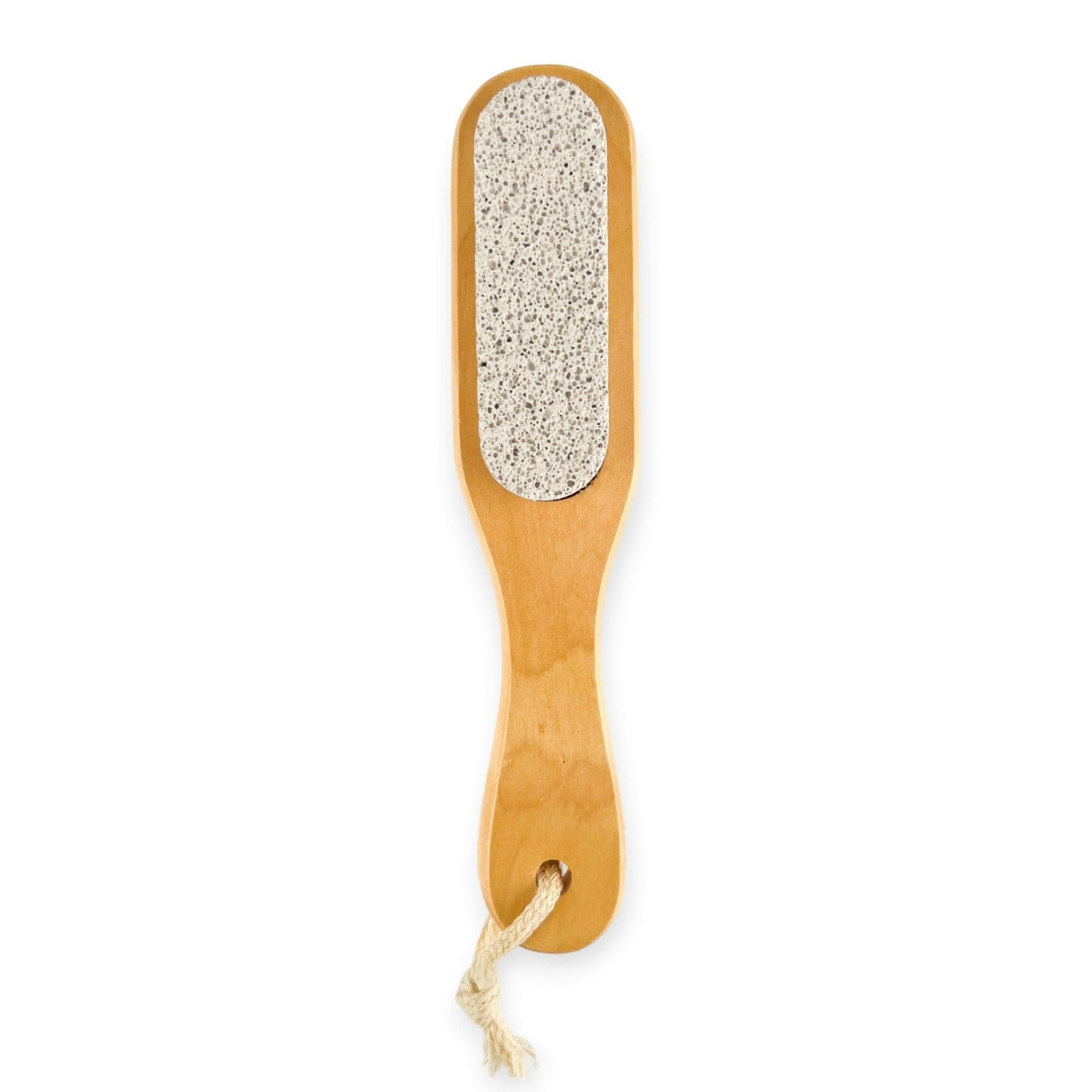 Wooden Pumice Brush with Handle - Old Town Soap Co.