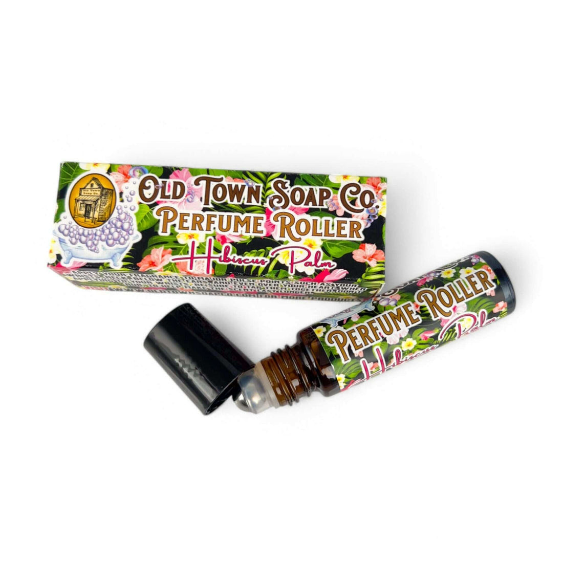 Hibiscus Palm Perfume Roller - Old Town Soap Co.