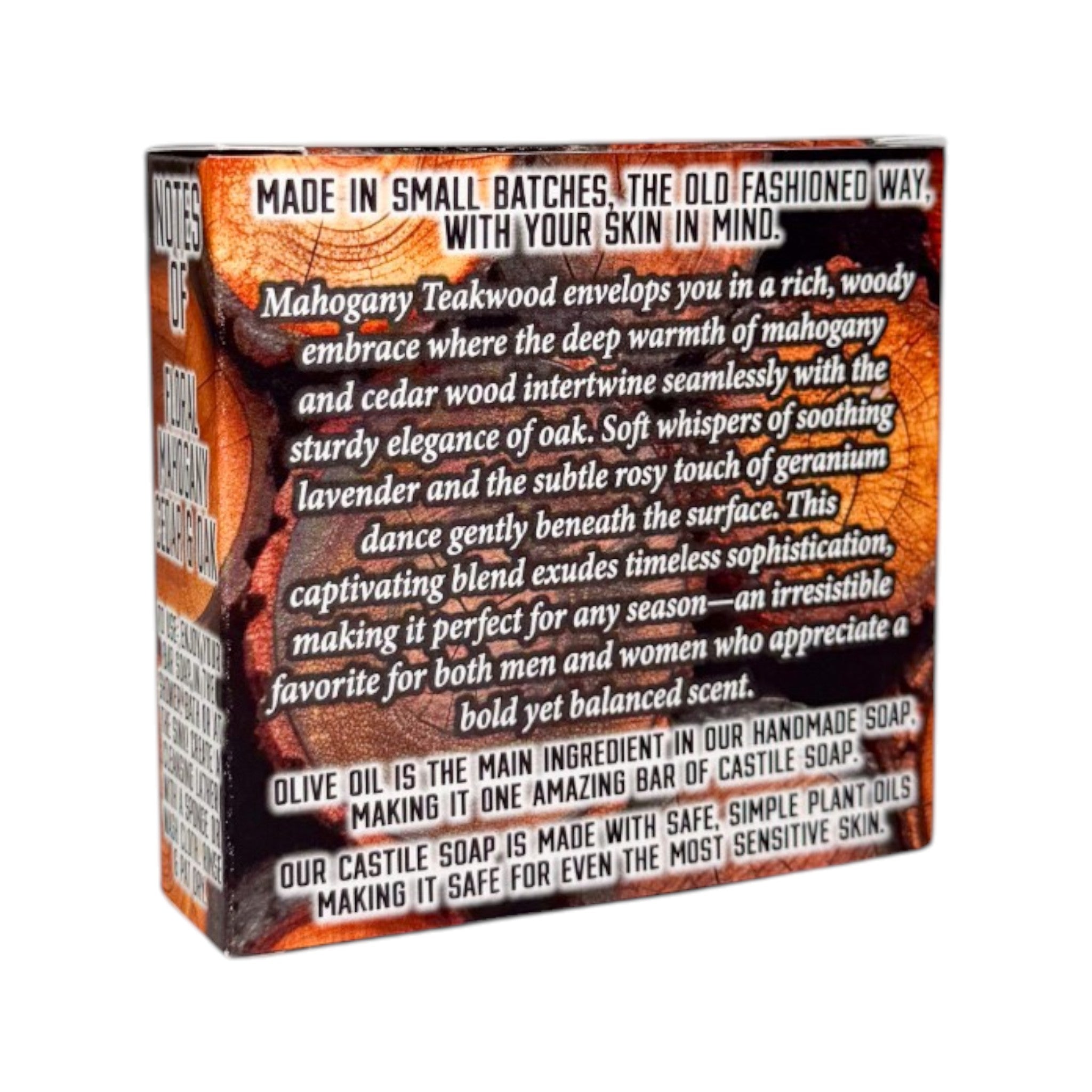 Mahogany Teakwood -Bar Soap