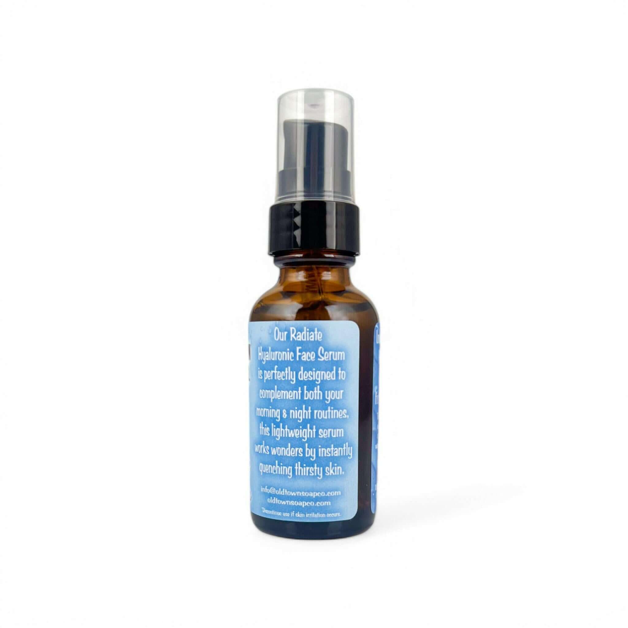 Radiate Hyaluronic Face Serum - Old Town Soap Co.