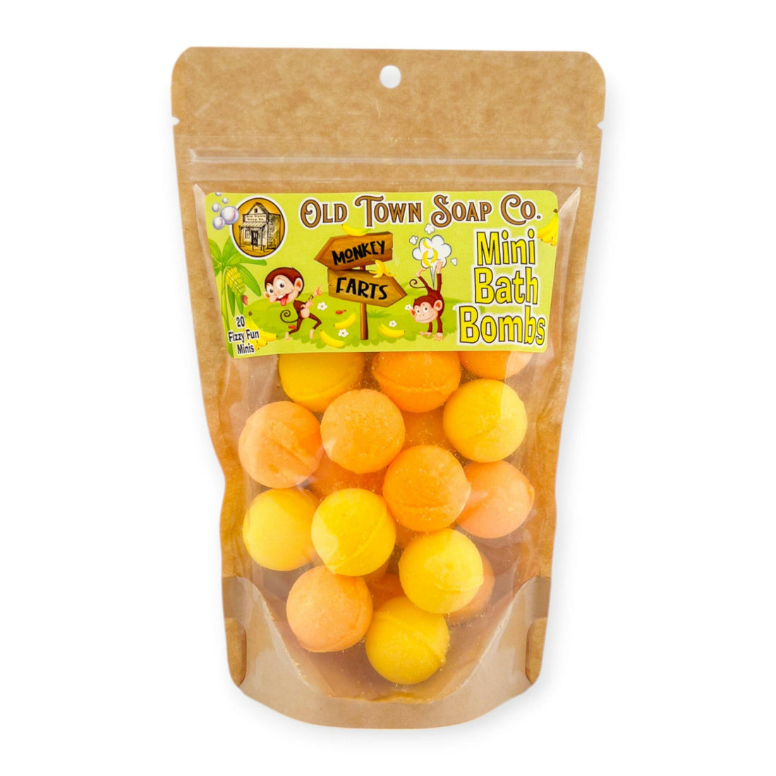 Monkey Farts Mini Bath Bombs