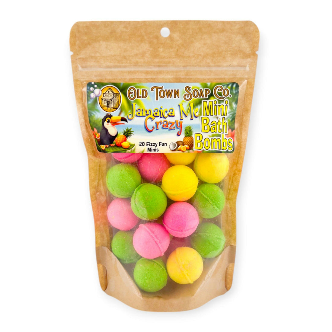 Jamaica Me Crazy Mini Bath Bombs