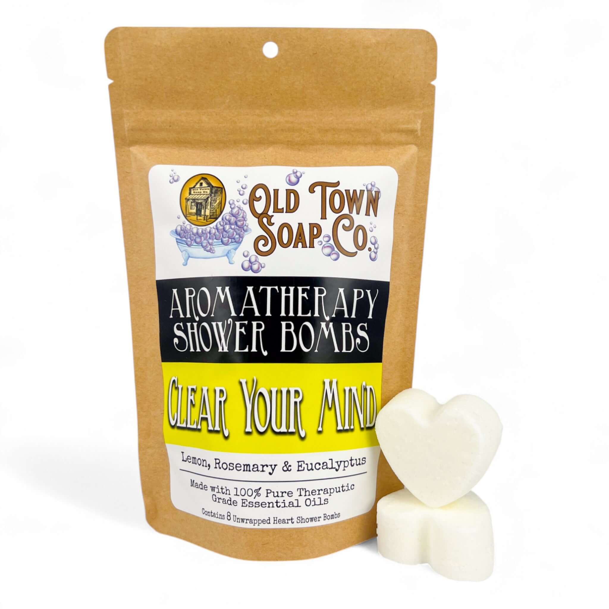 8 Pack Aromatherapy Shower Bombs - Old Town Soap Co.