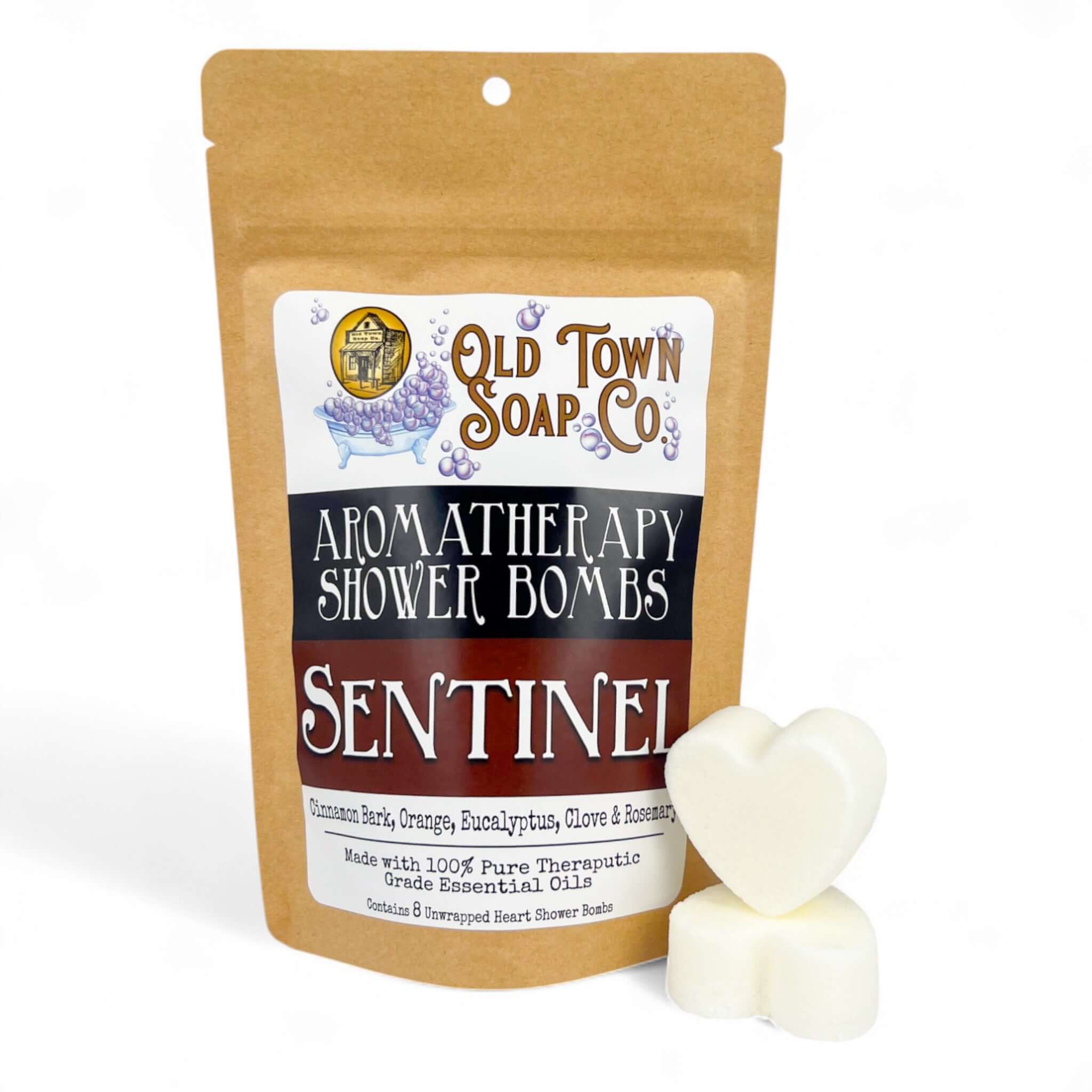 8 Pack Aromatherapy Shower Bombs - Old Town Soap Co.