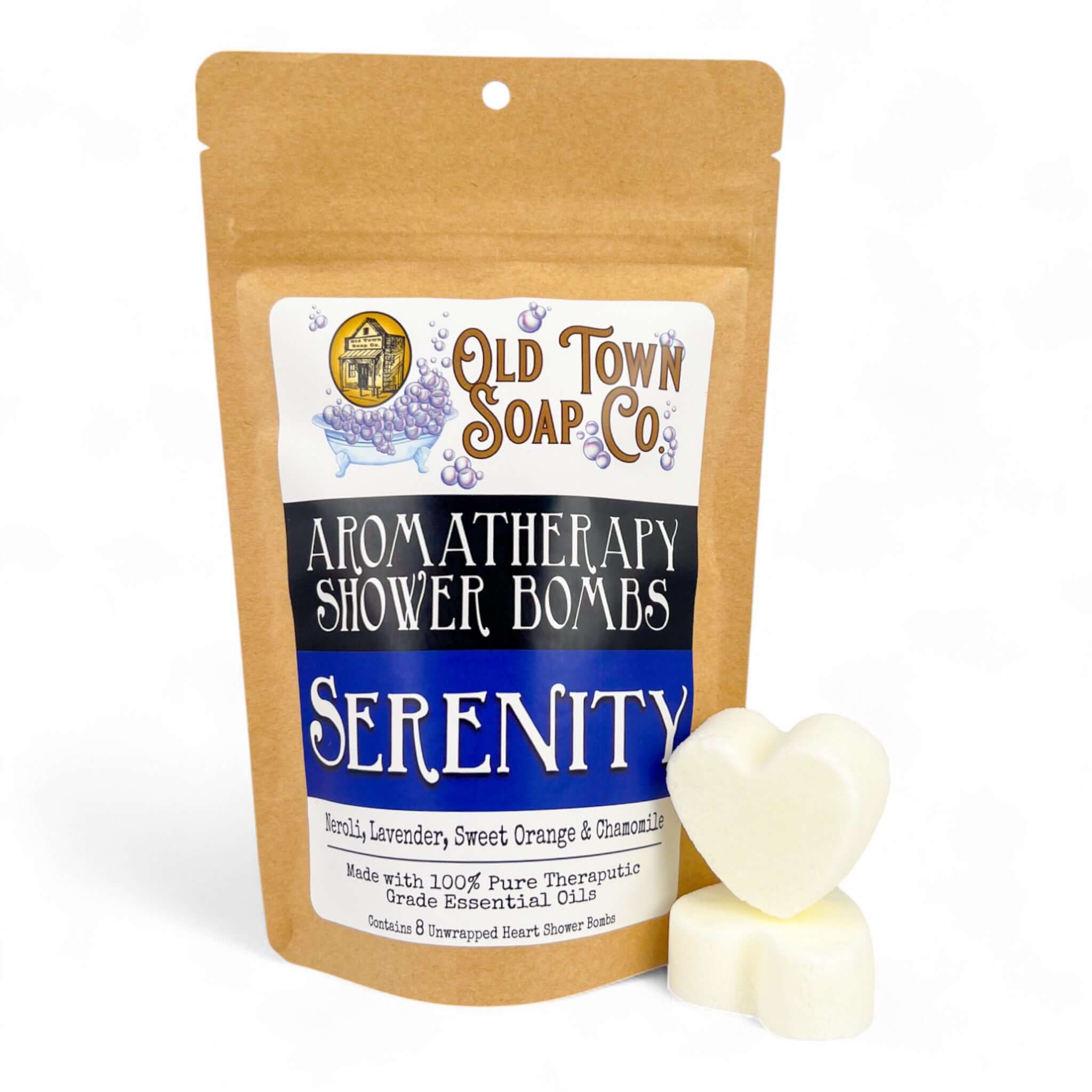 8 Pack Aromatherapy Shower Bombs - Old Town Soap Co.