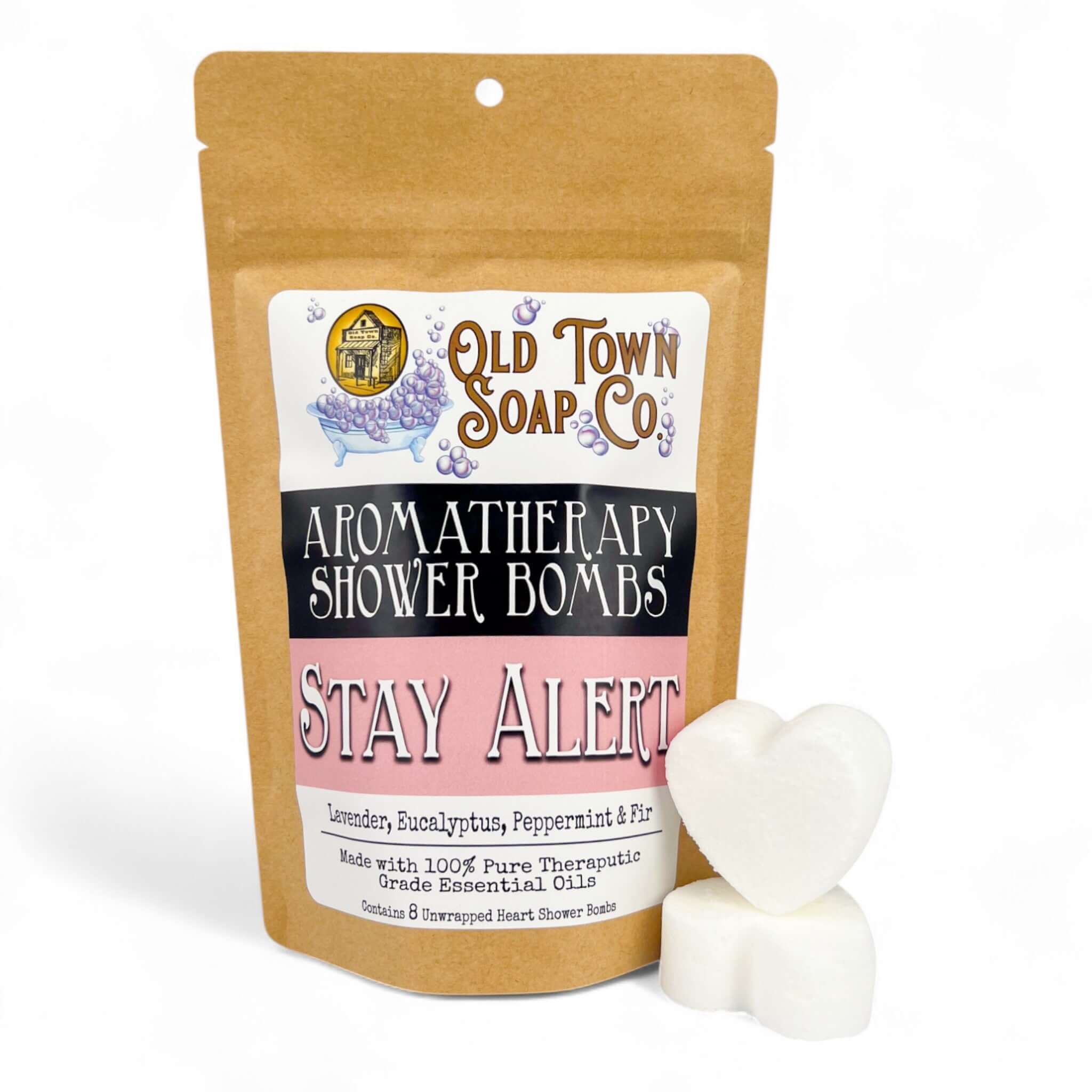 8 Pack Aromatherapy Shower Bombs - Old Town Soap Co.