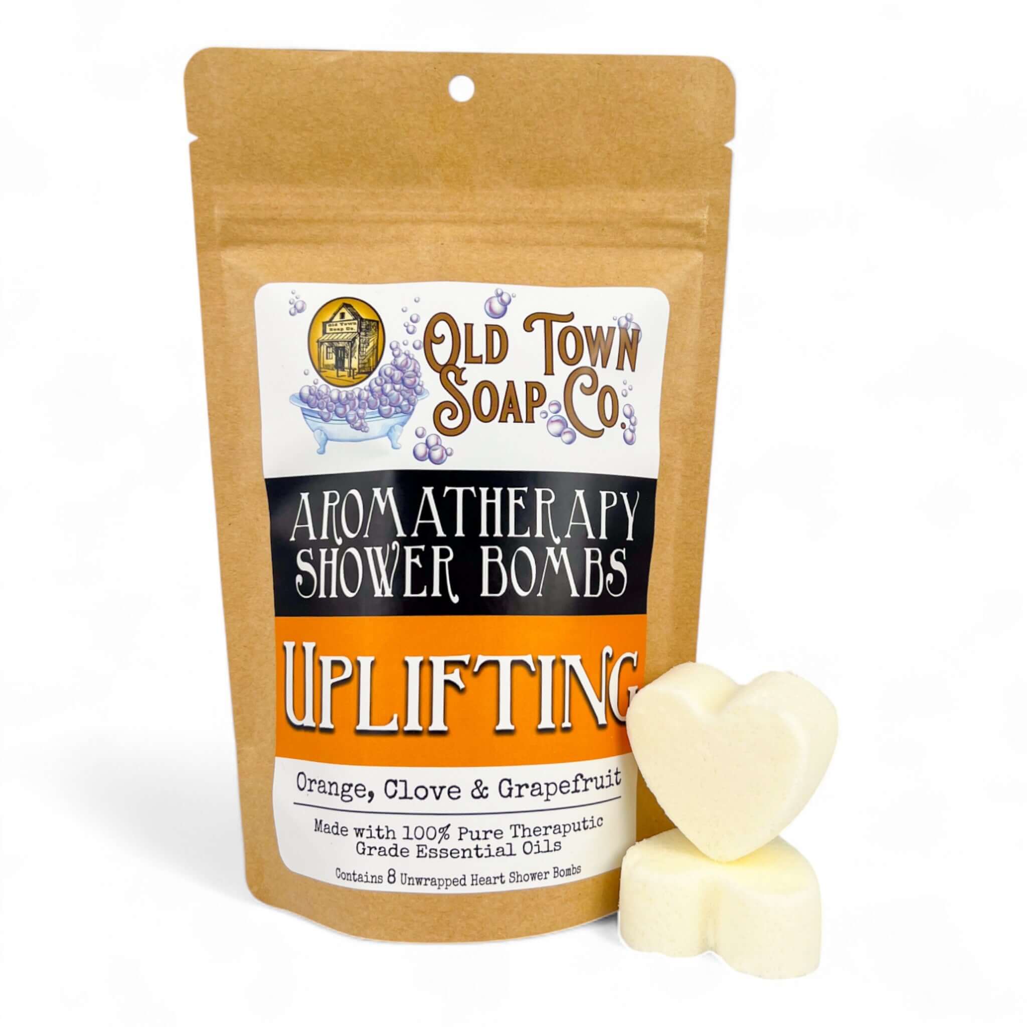 8 Pack Aromatherapy Shower Bombs - Old Town Soap Co.