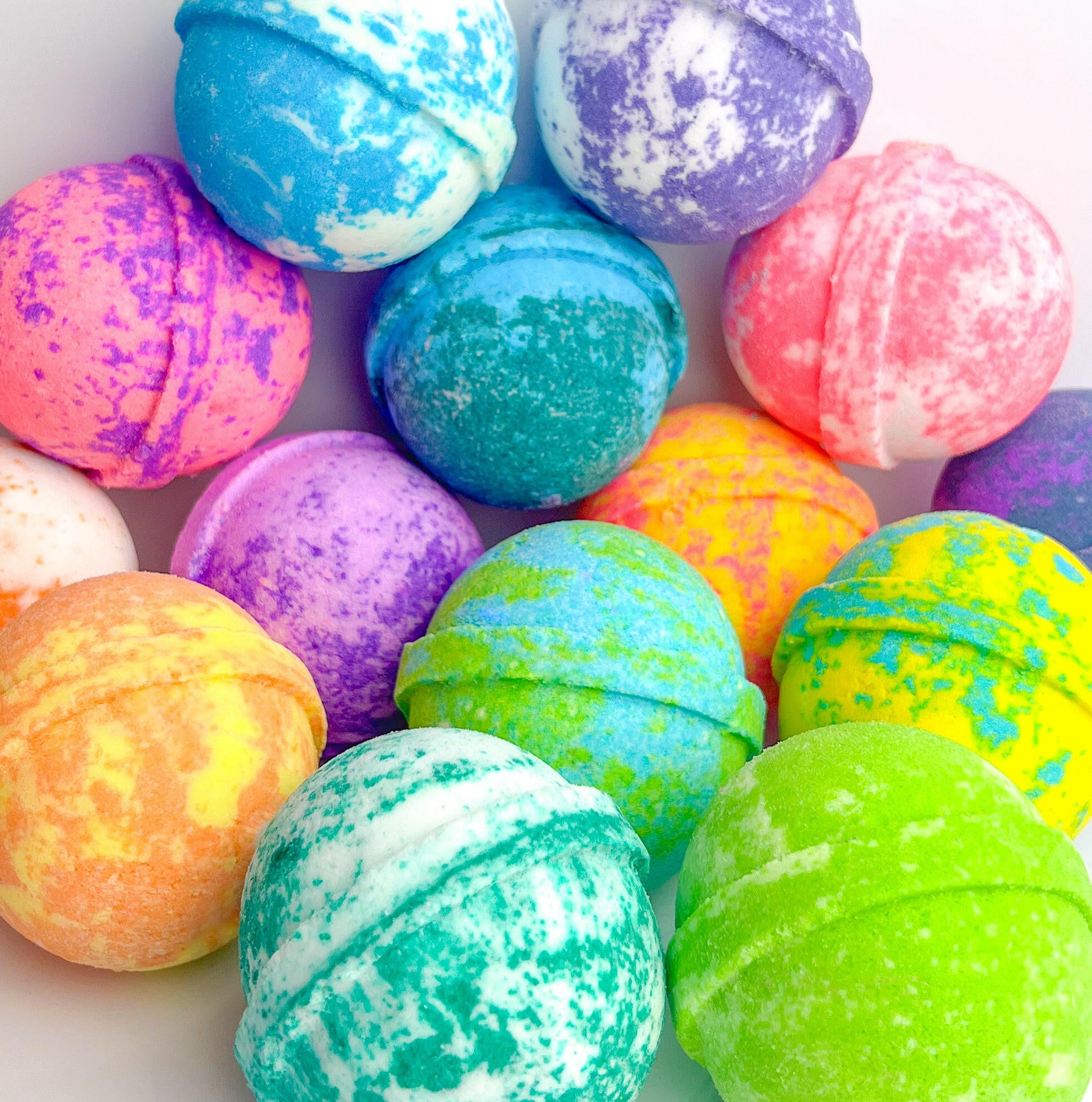 Sea Glass Bath Bomb -Large - Old Town Soap Co.