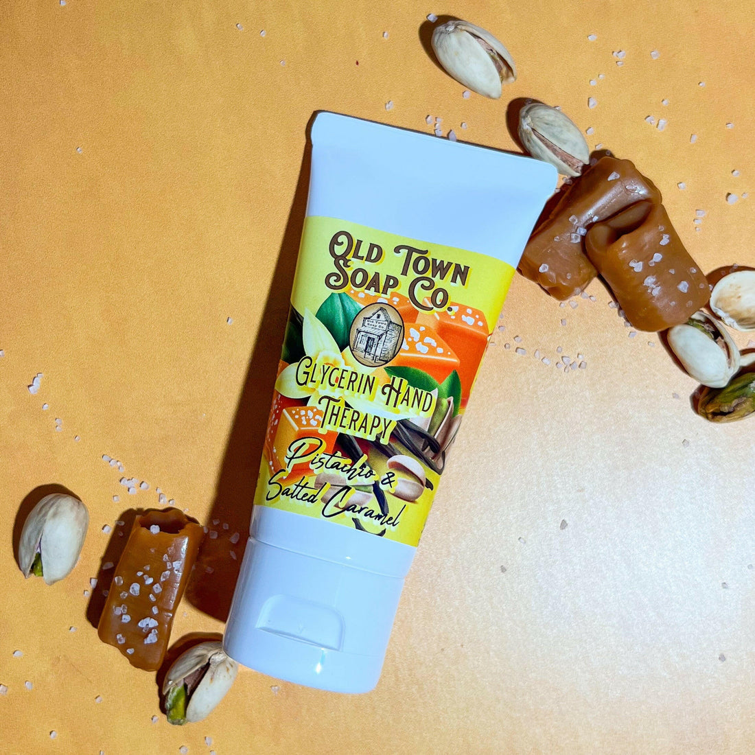 Pistachio & Salted Caramel 2oz Glycerin Hand Therapy - Old Town Soap Co.