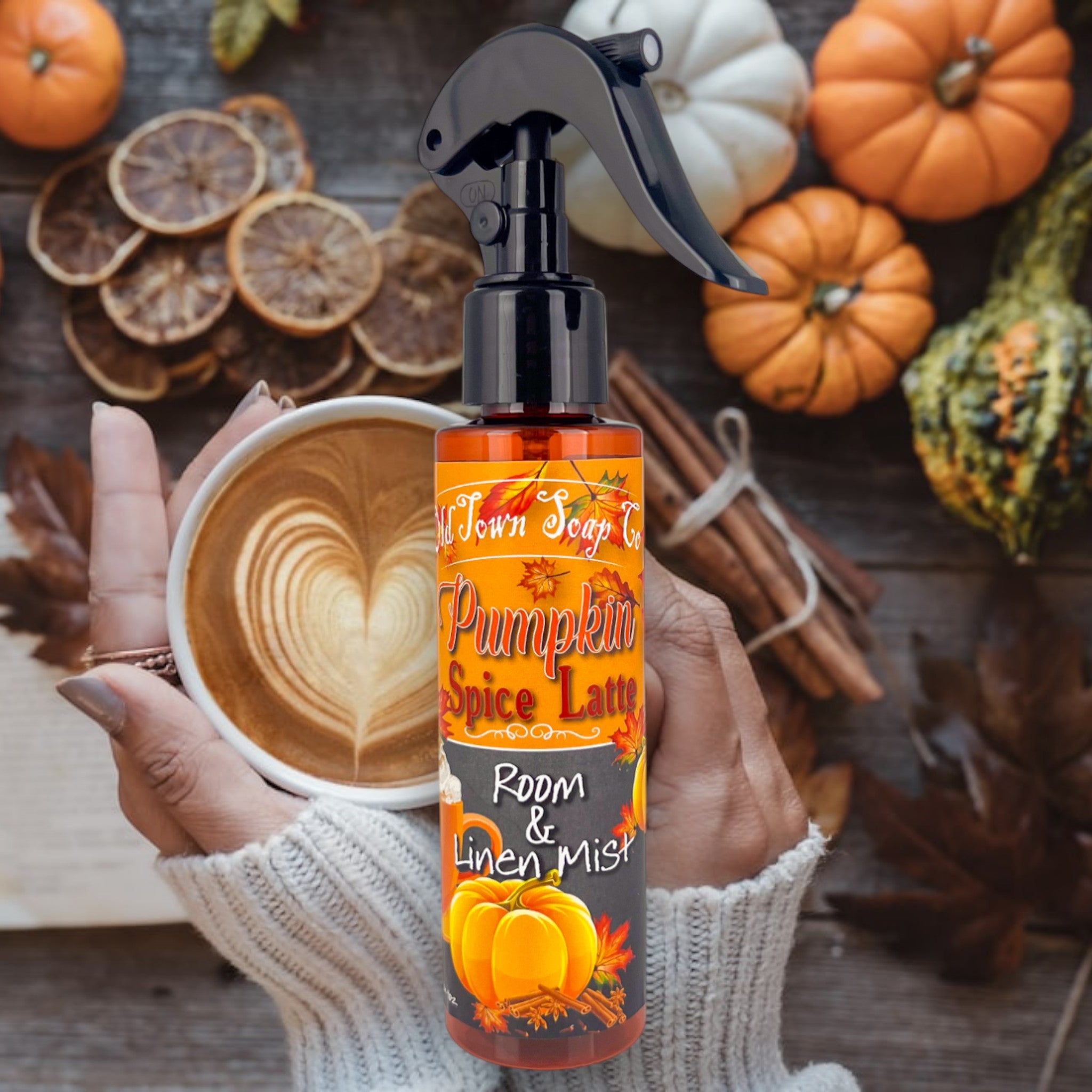 Pumpkin Spice Latte -Room+Linen Mist