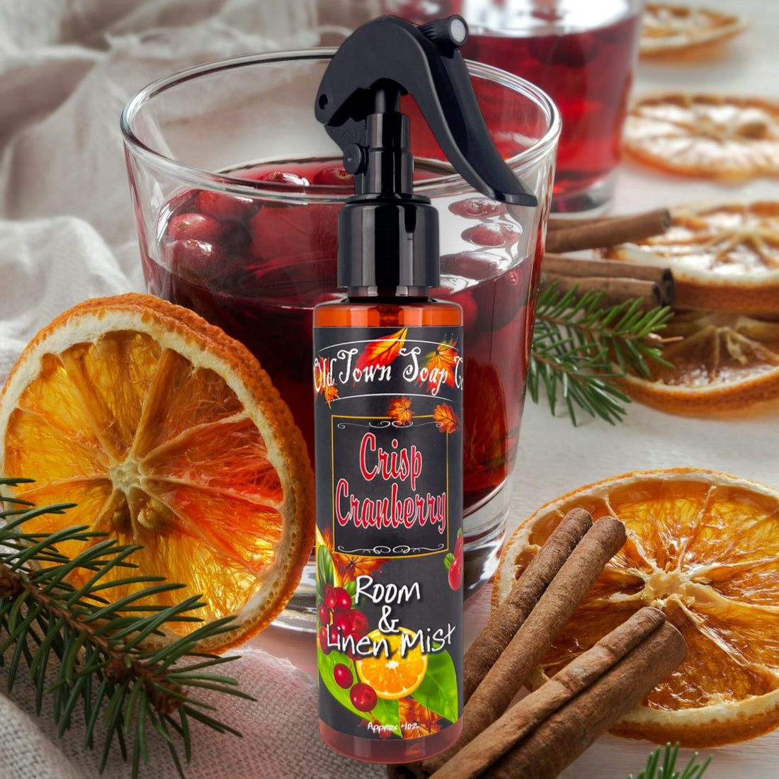 Crisp Cranberry -Room+Linen Mist