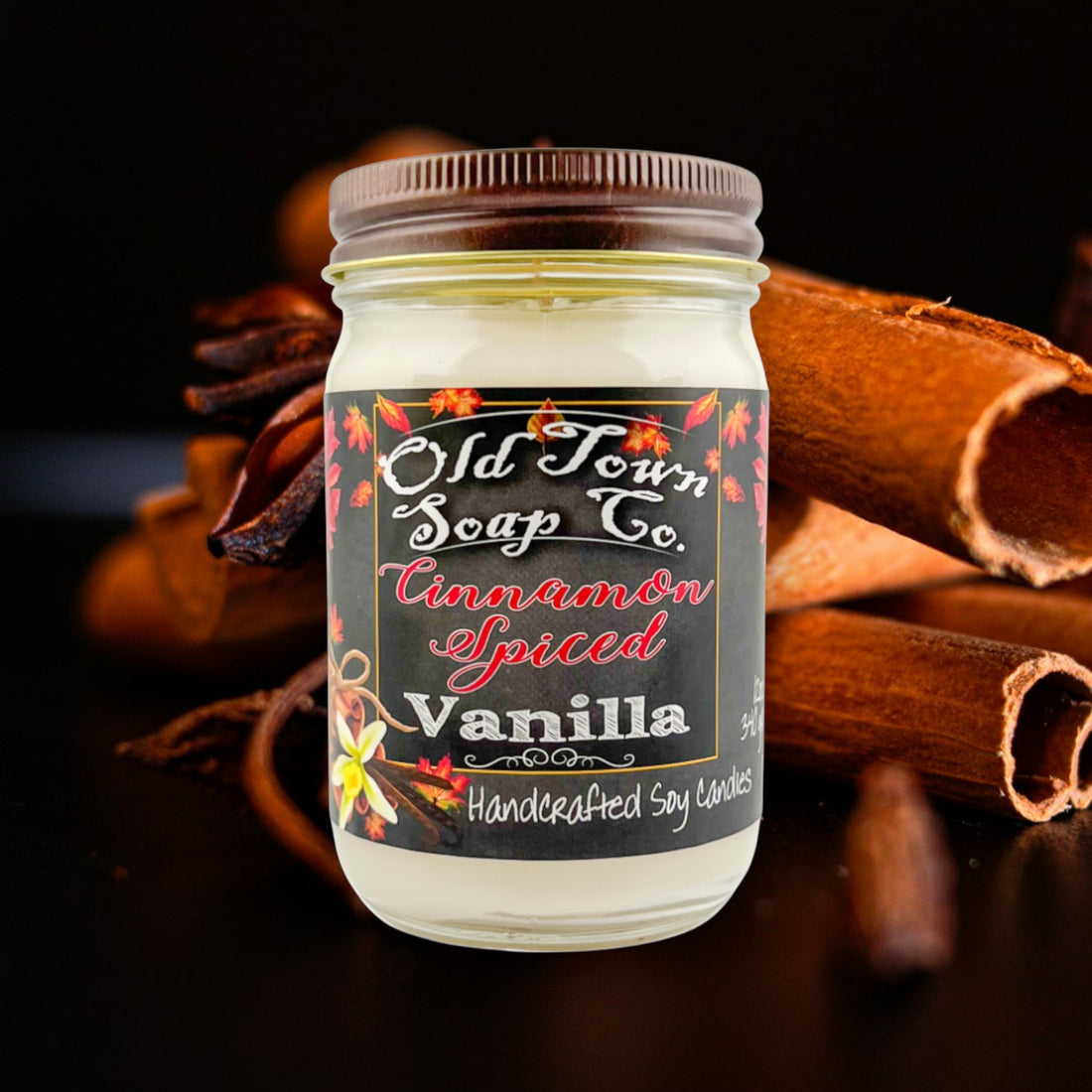 Cinnamon Spiced Vanilla 12oz. Candle