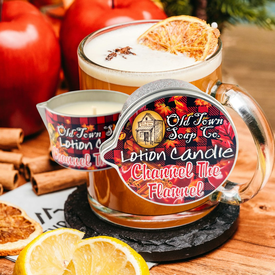 Channel The Flannel Lotion Candle