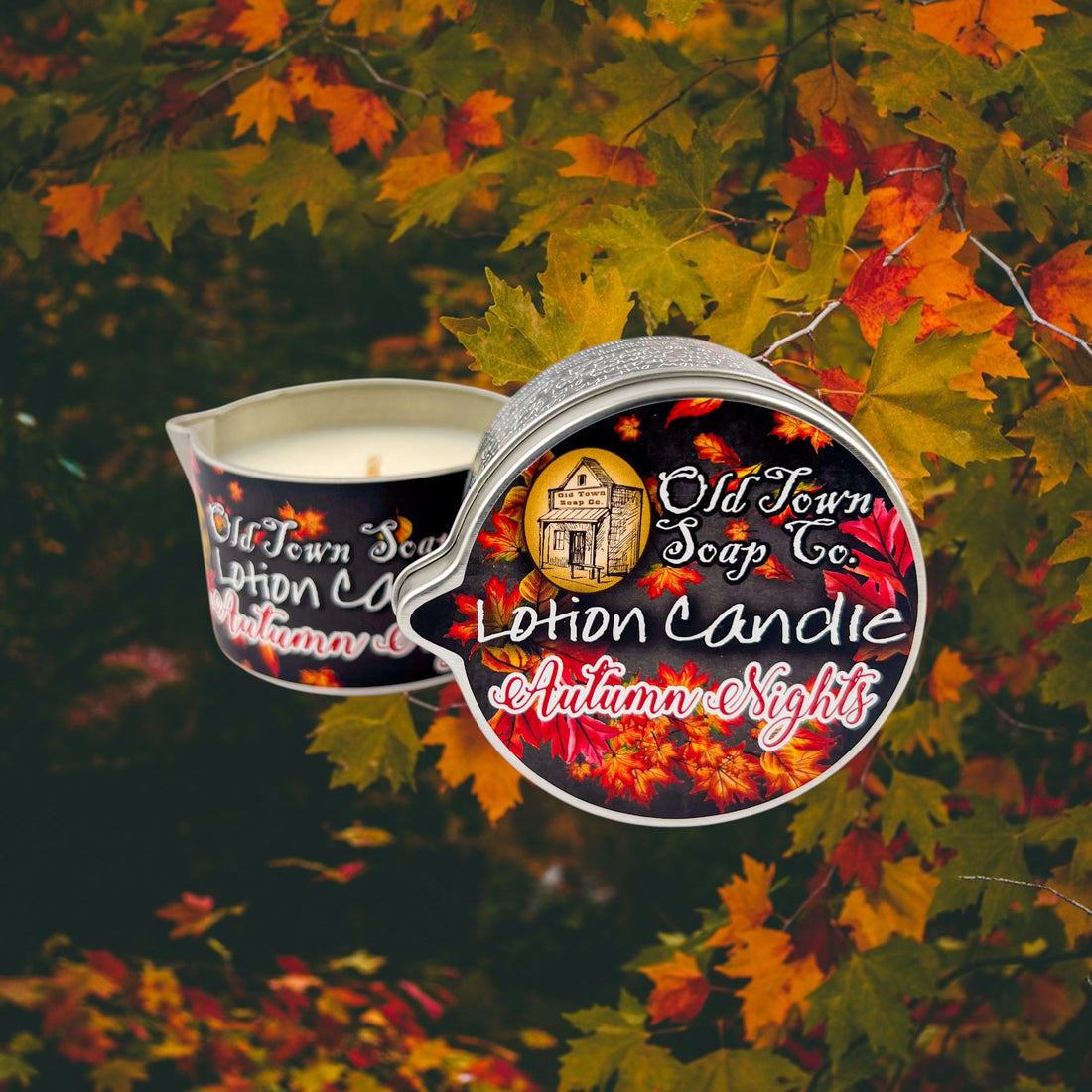 Autumn Nights Lotion Candle - Old Town Soap Co.