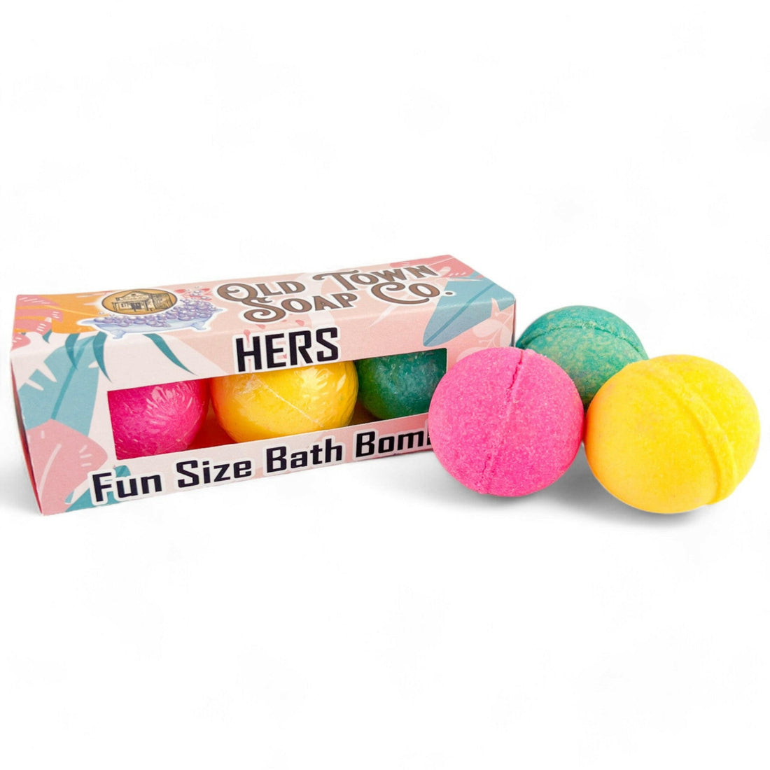 Hers Fun Size Bath Bomb Set - Old Town Soap Co.