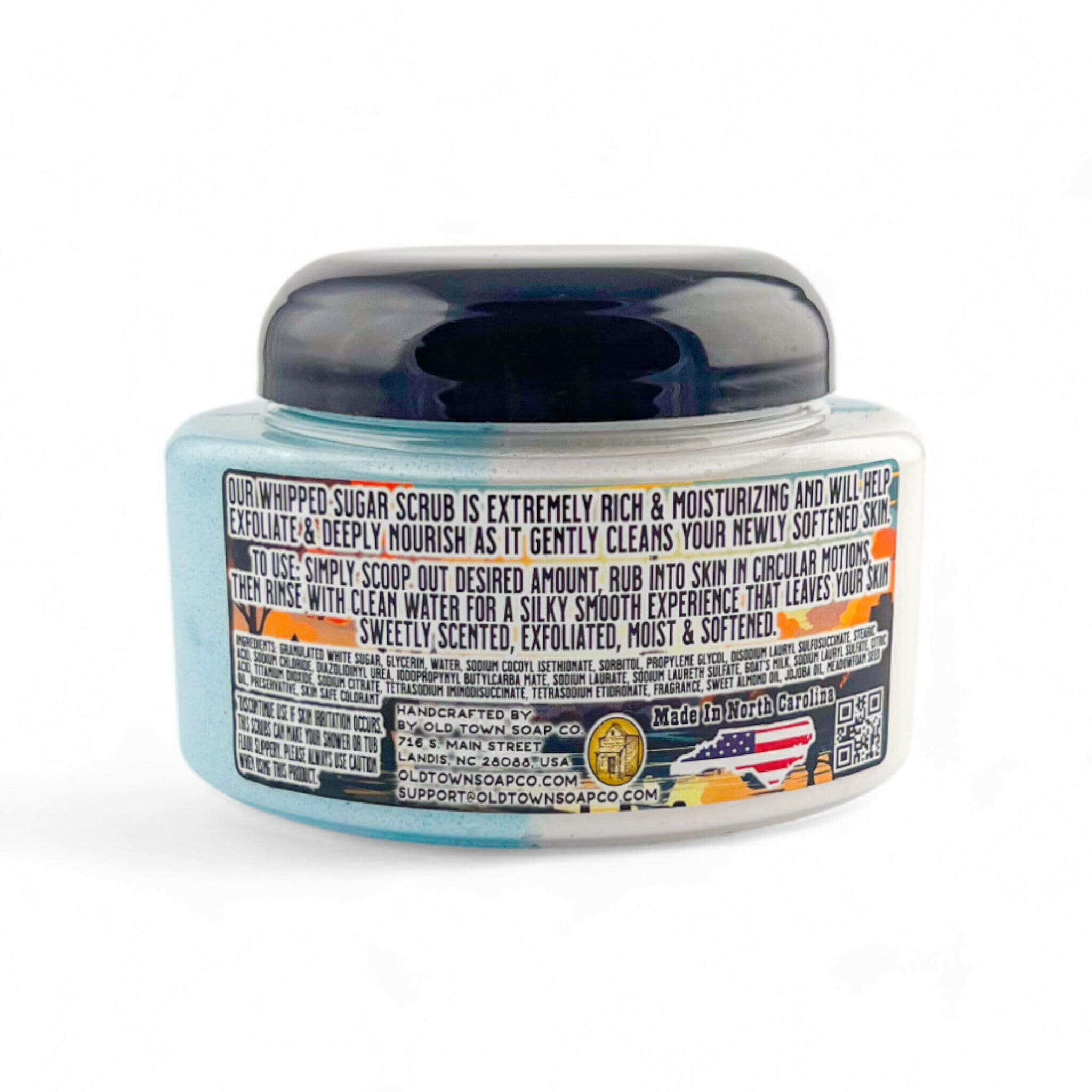 Little Black Dress Whipped Sugar Scrub Soap - Old Town Soap Co.