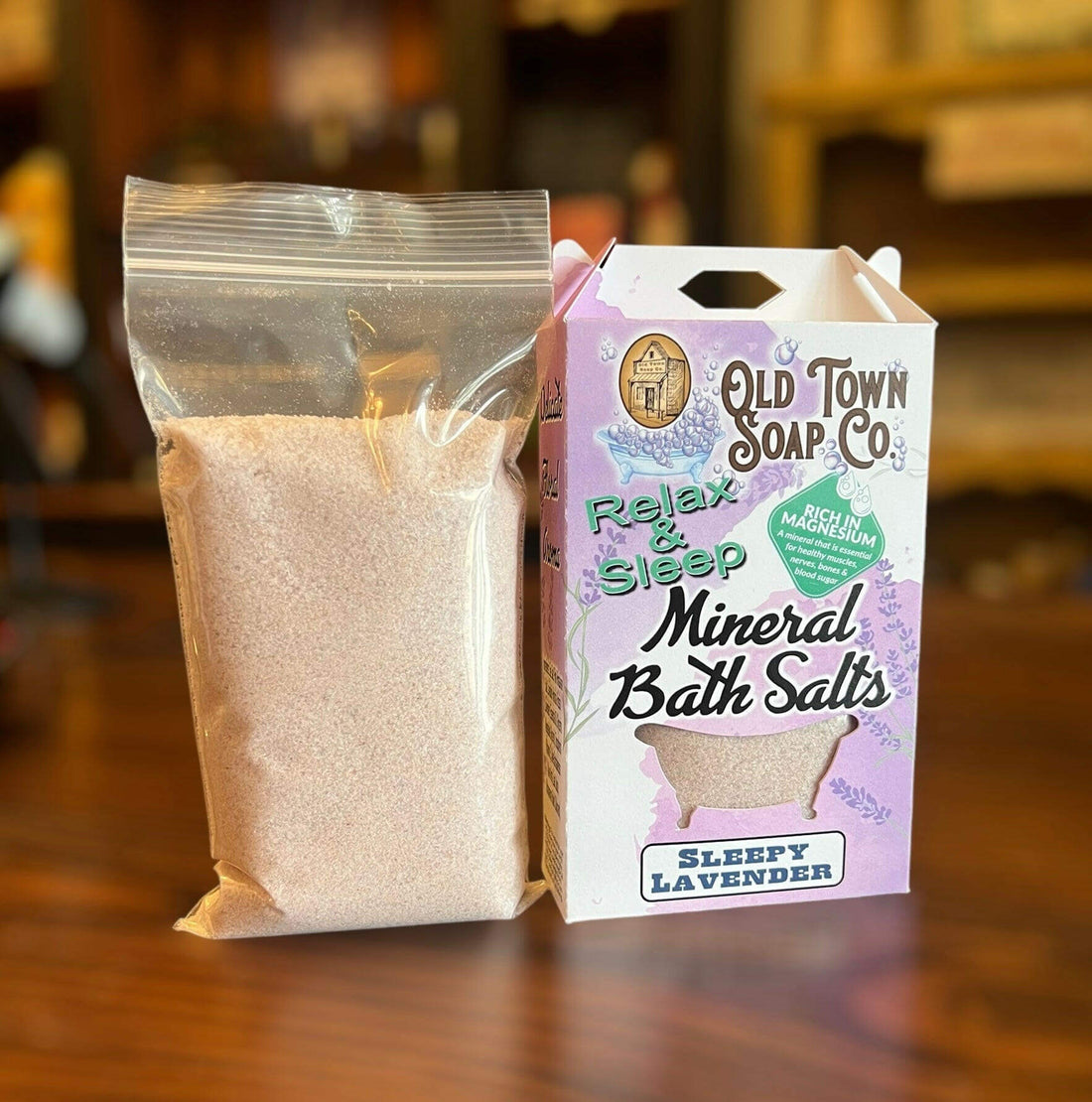 Sleepy Lavender Bath Salt Soak - Old Town Soap Co.