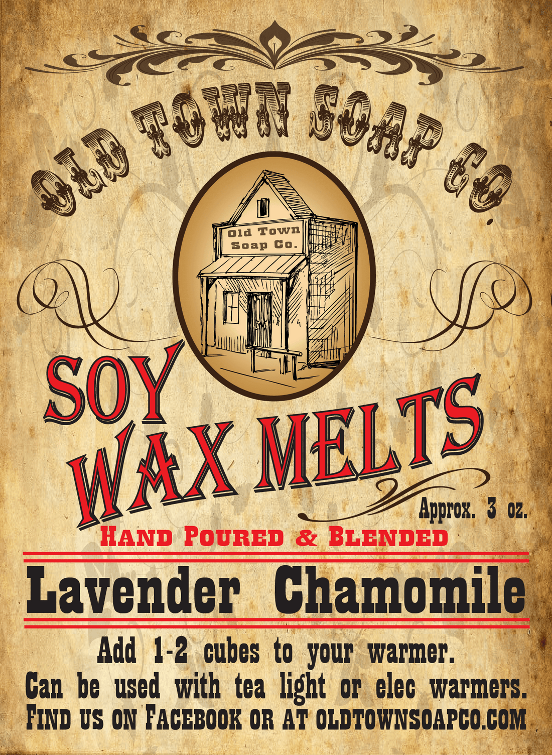Lavender Chamomile Wax Melts - Old Town Soap Co.