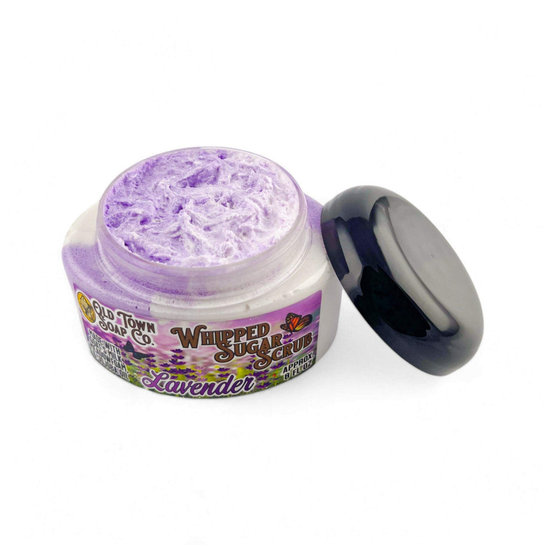 Lavender Whipped Sugar Scrub Soap - Old Town Soap Co.