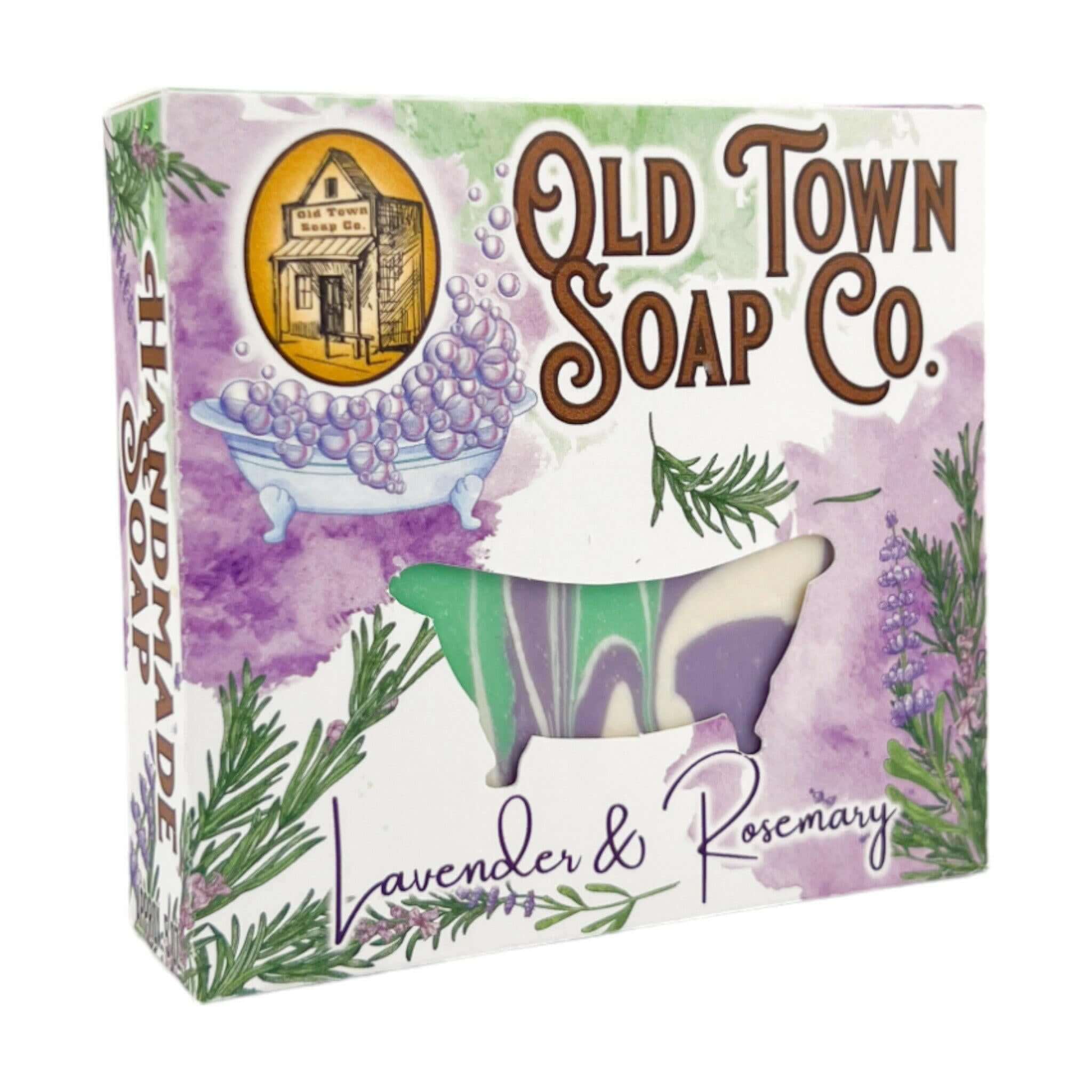 Lavender & Rosemary -Bar Soap - Old Town Soap Co.