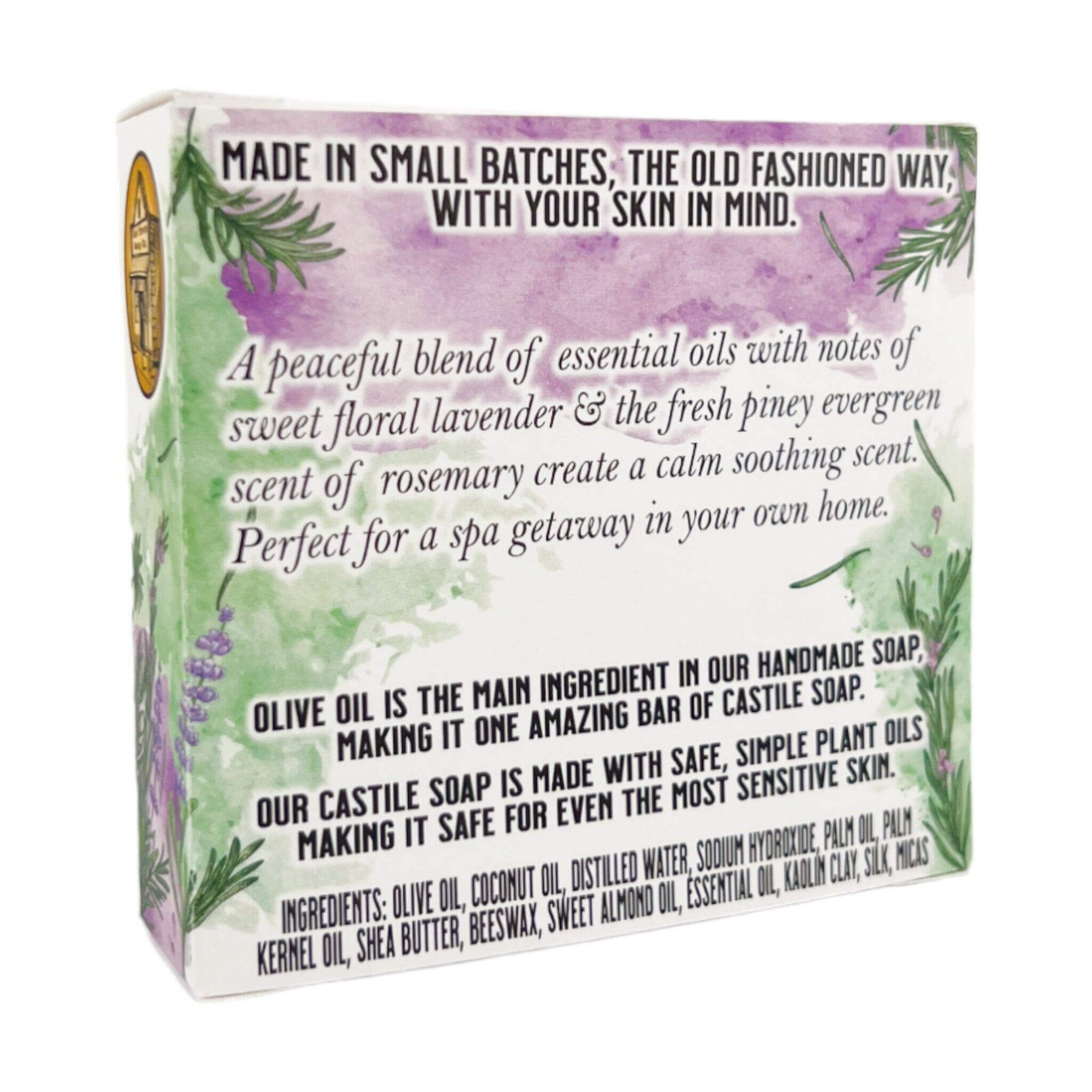 Lavender & Rosemary -Bar Soap - Old Town Soap Co.