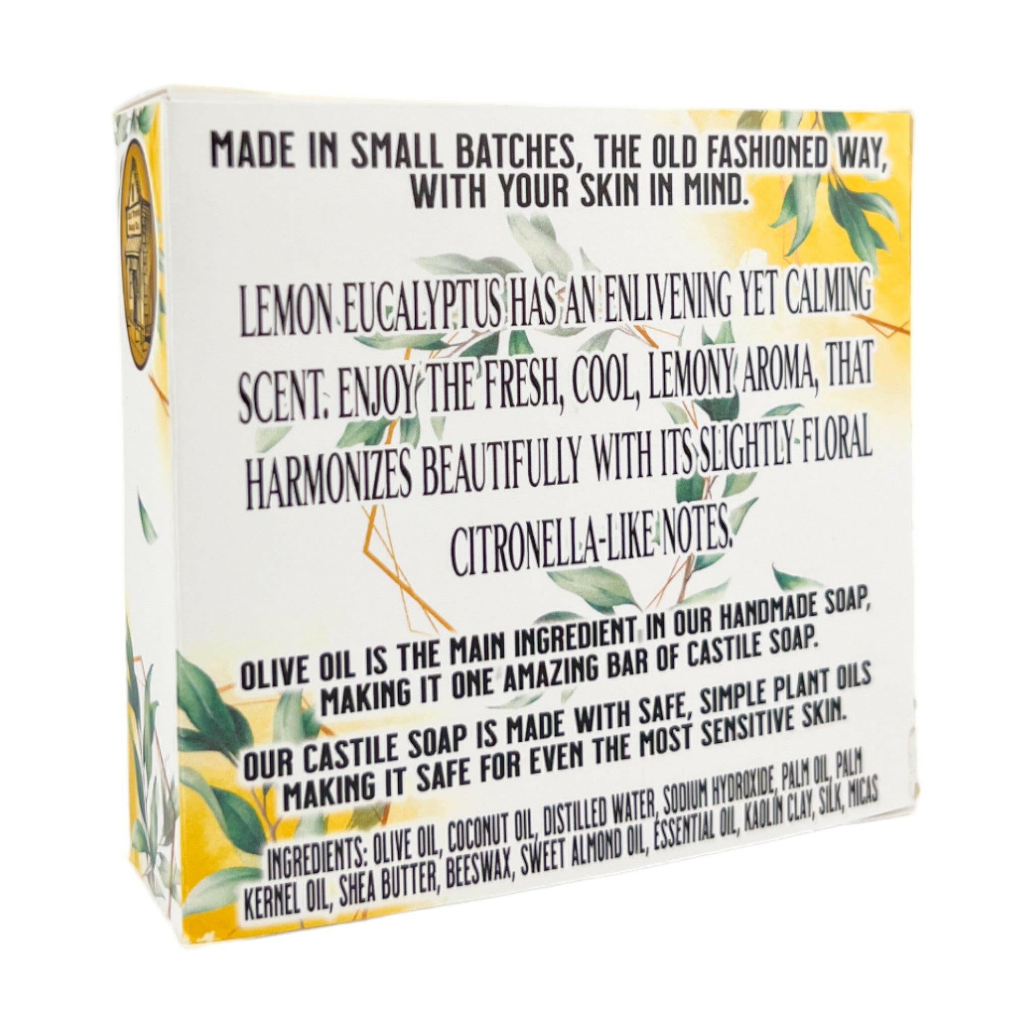 Lemon Eucalyptus -Bar Soap - Old Town Soap Co.