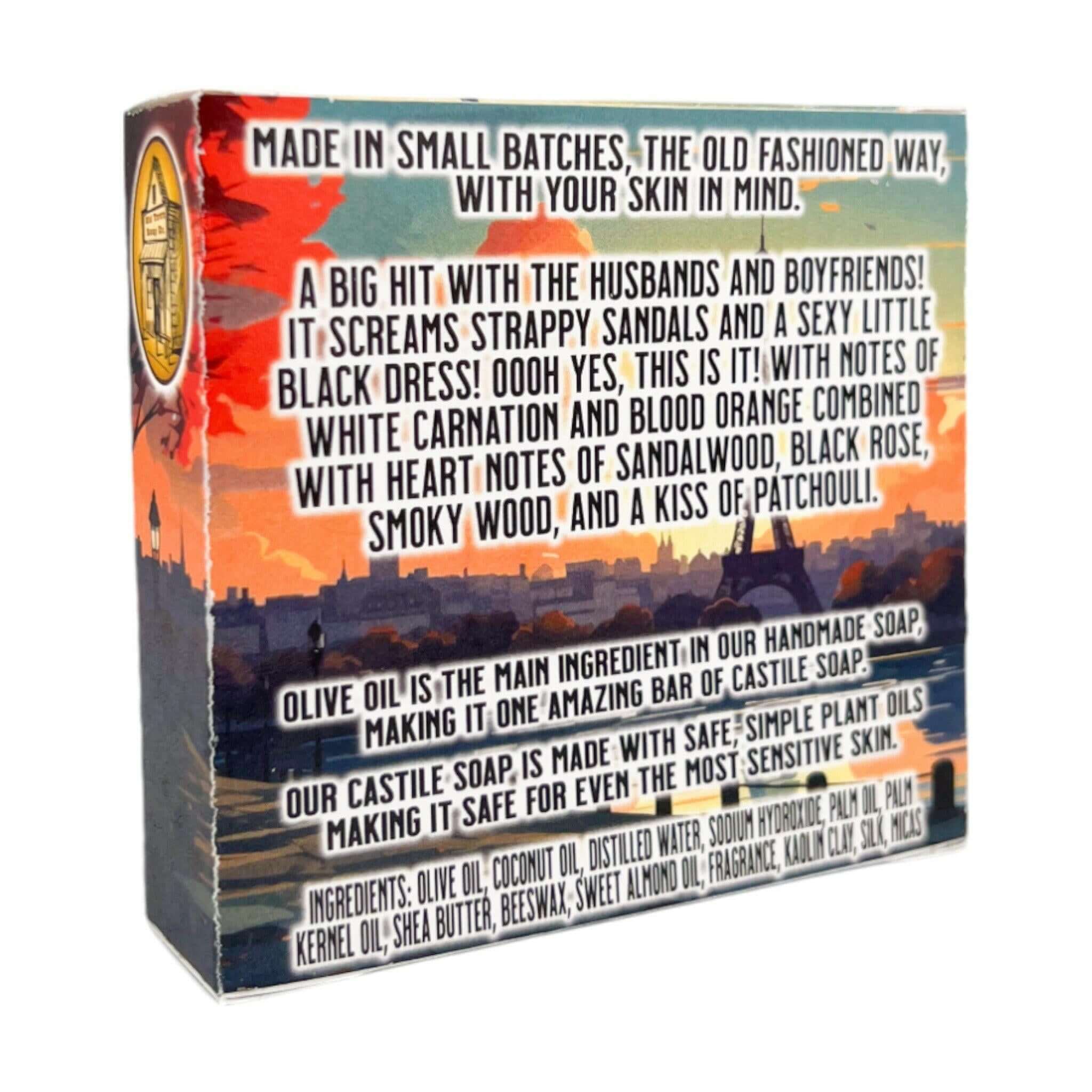 Little Black Dress -Bar Soap - Old Town Soap Co.