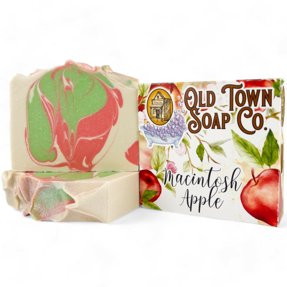 Macintosh Apple -Bar Soap - Old Town Soap Co.