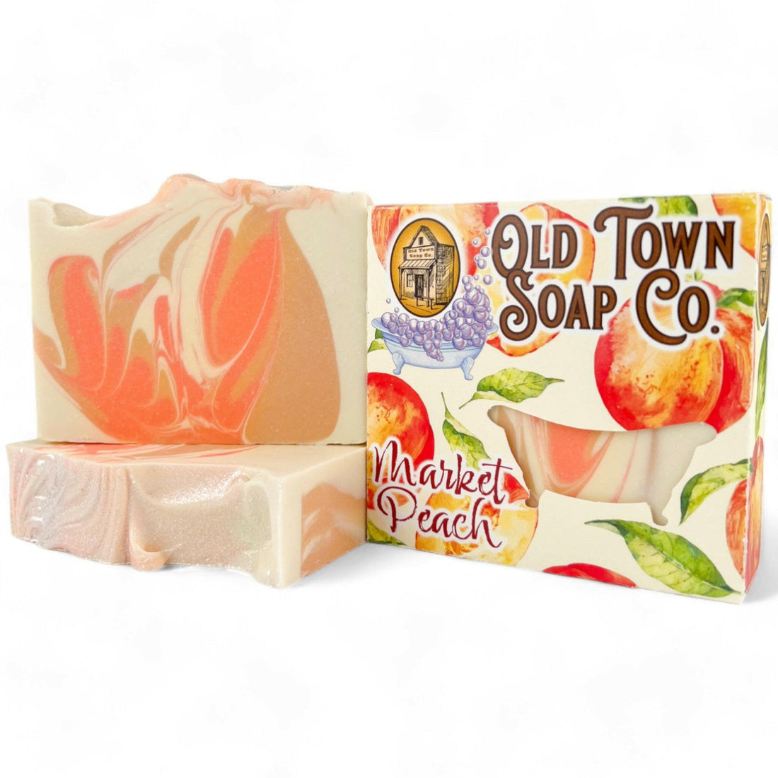 Market Peach -Bar Soap - Old Town Soap Co.