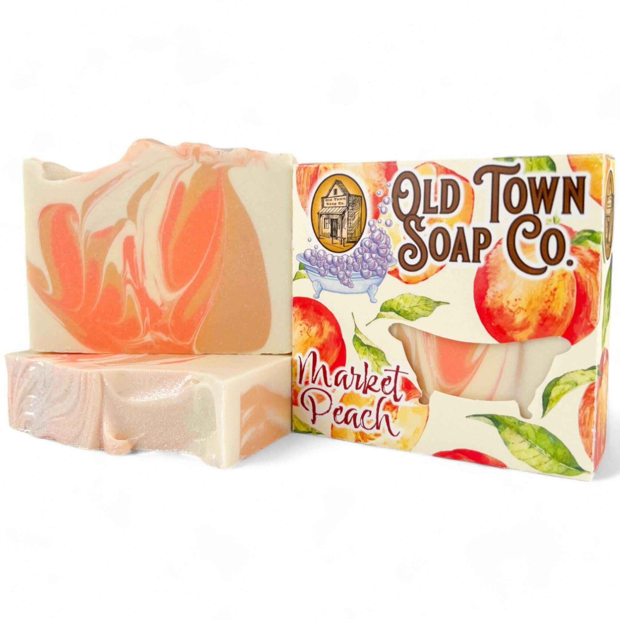 Market Peach -Bar Soap - Old Town Soap Co.