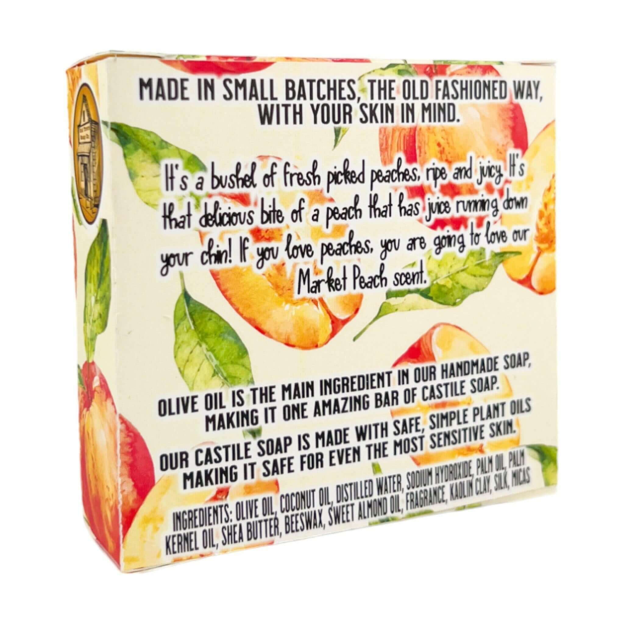 Market Peach -Bar Soap - Old Town Soap Co.