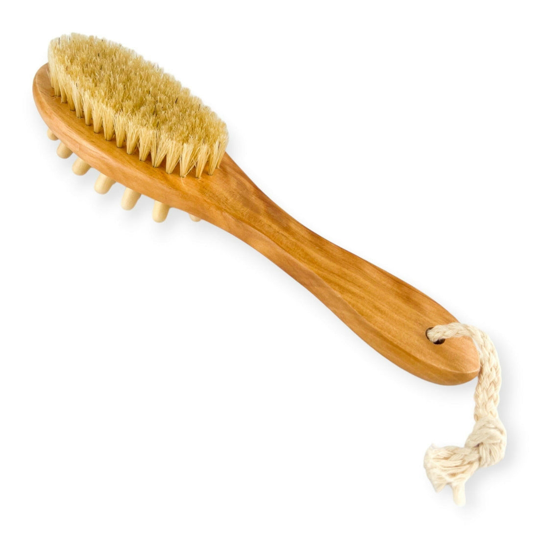 Massaging Bath Brush 10" Handle Set - Old Town Soap Co.