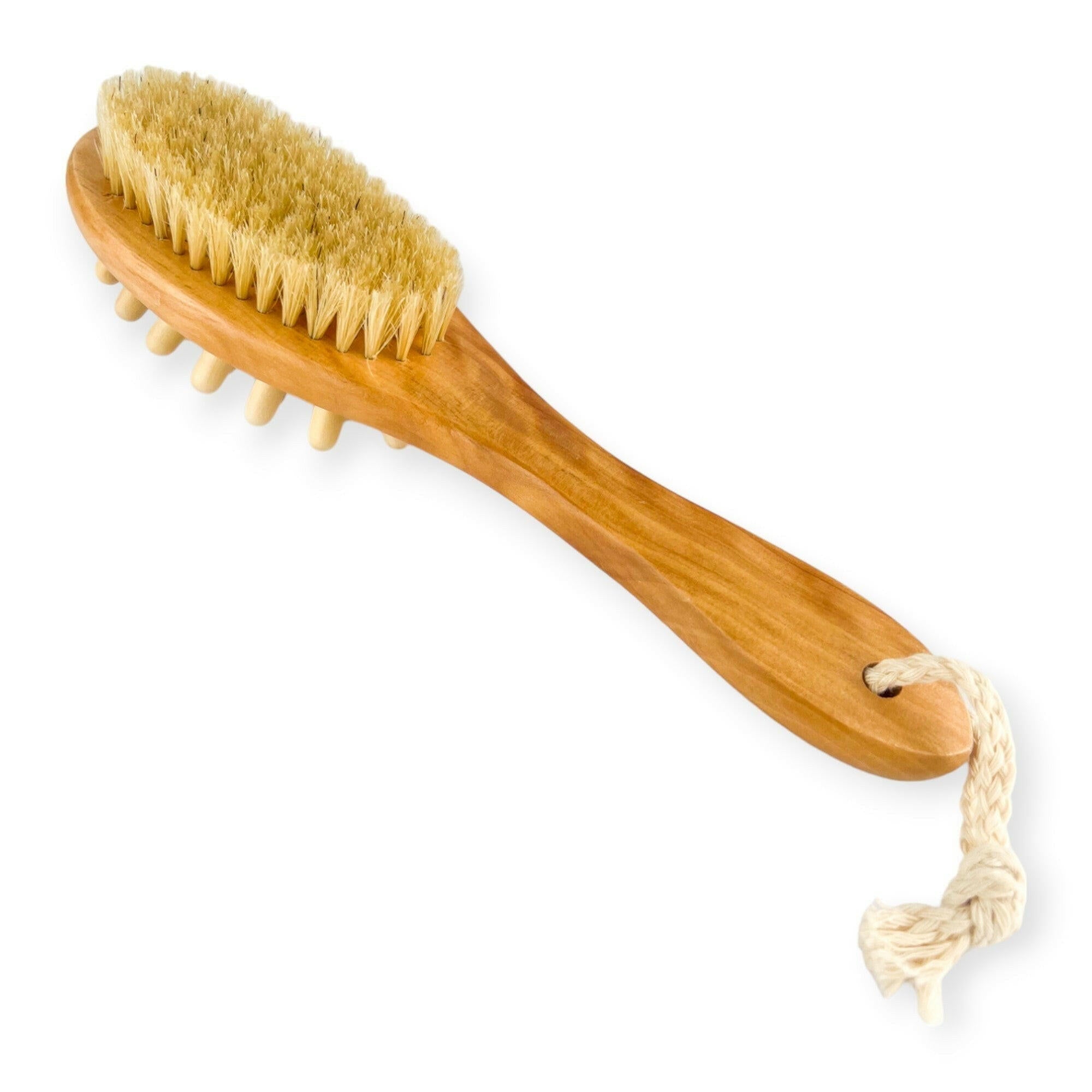 Massaging Bath Brush 10" Handle Set - Old Town Soap Co.