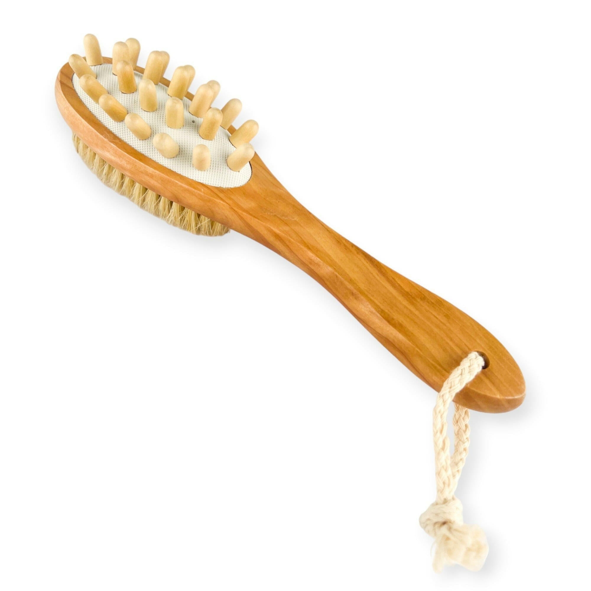 Massaging Bath Brush 10" Handle Set - Old Town Soap Co.