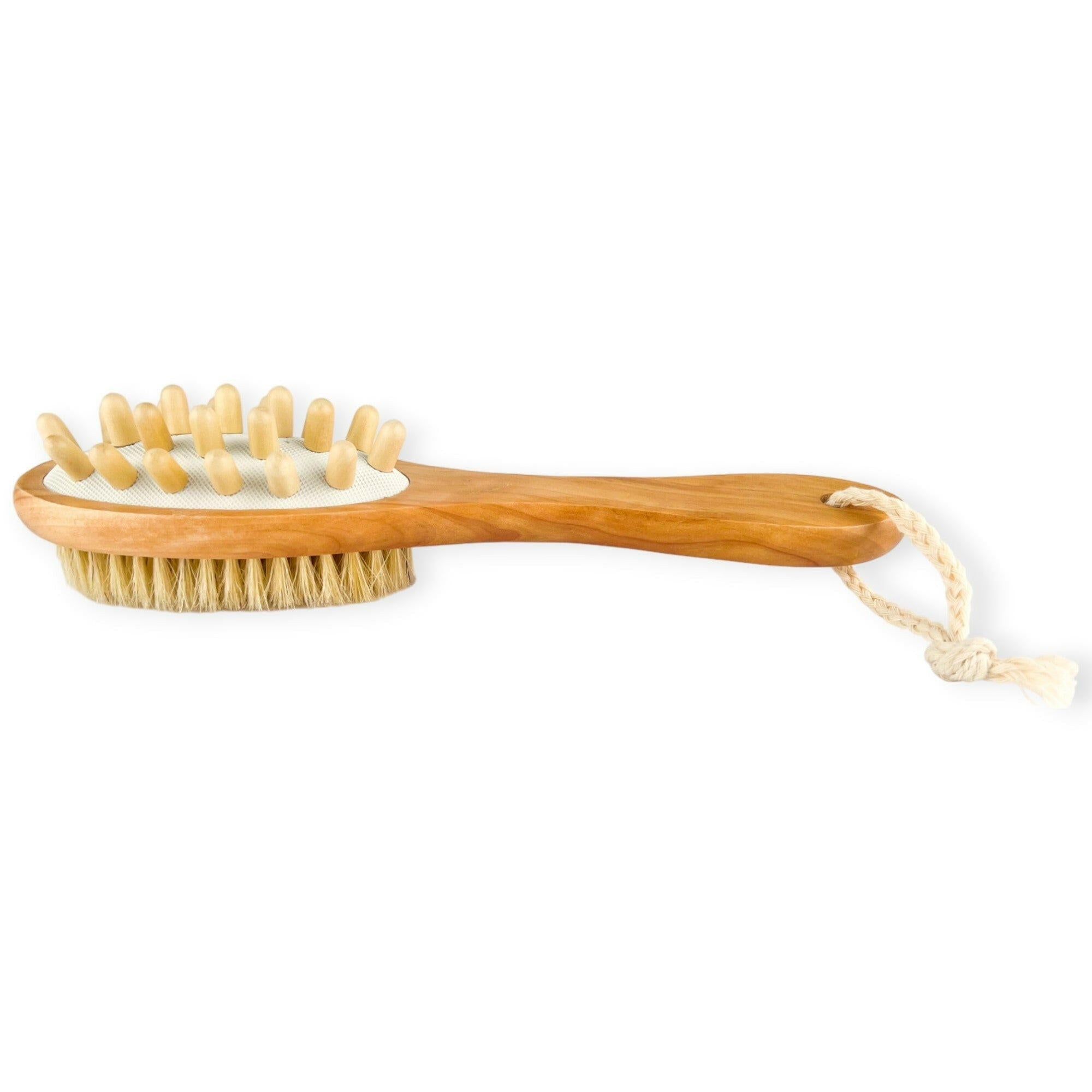 Massaging Bath Brush 10" Handle Set - Old Town Soap Co.