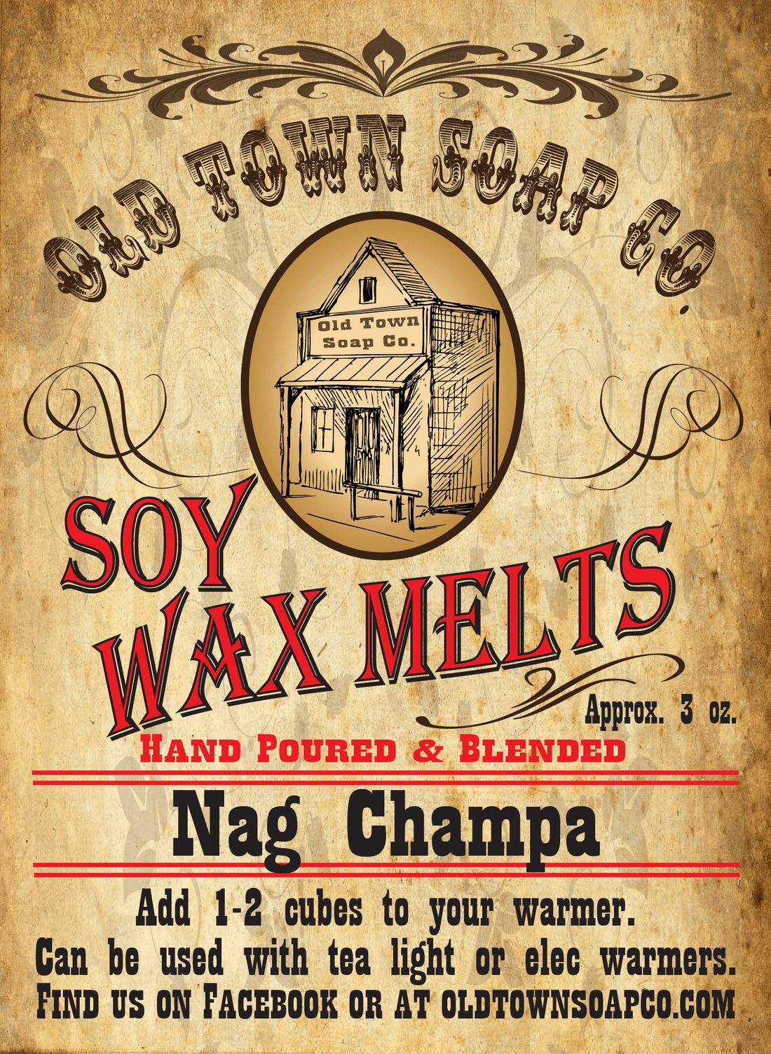 Nag Champa Wax Melts - Old Town Soap Co.