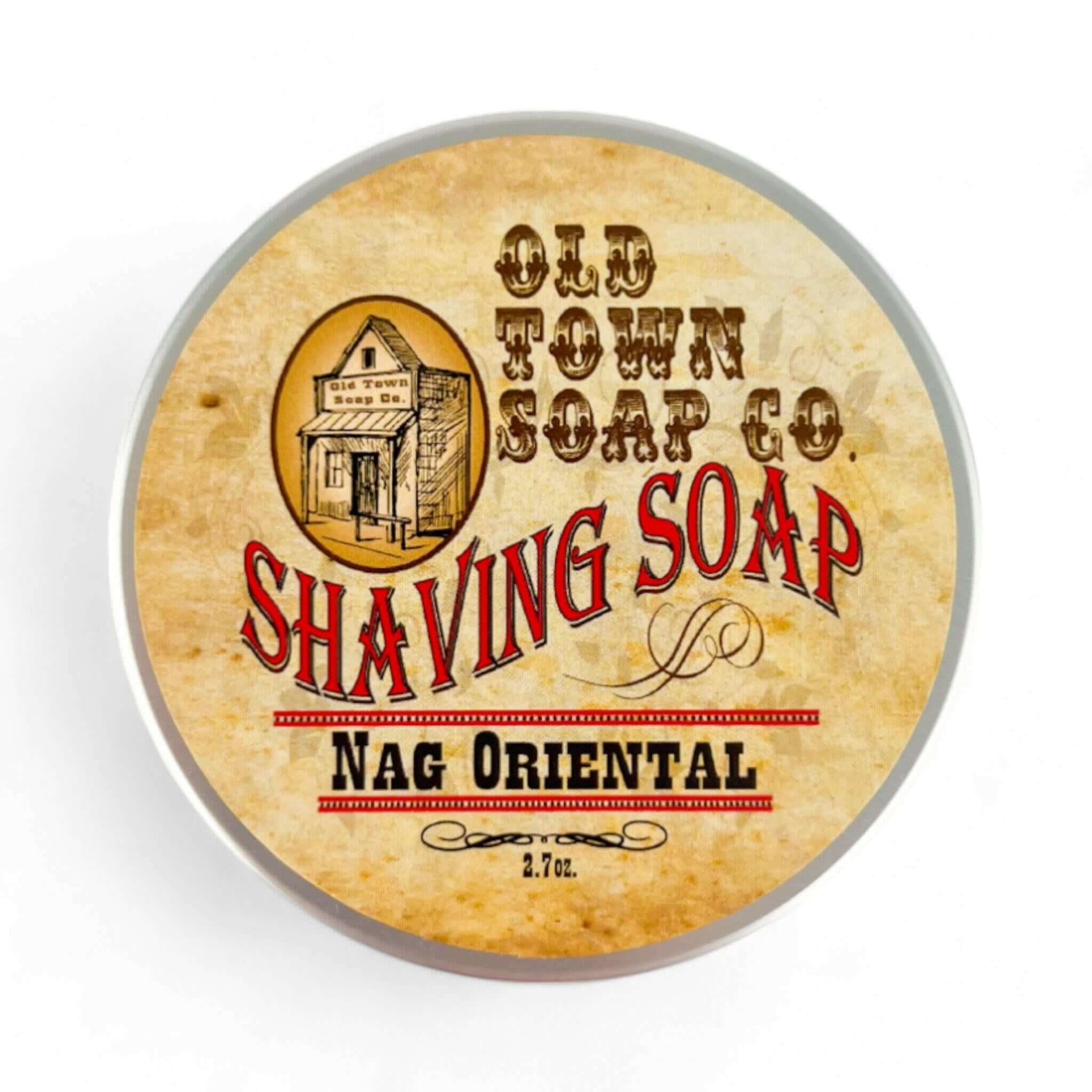 Nag Oriental -Shave Soap Tin - Old Town Soap Co.