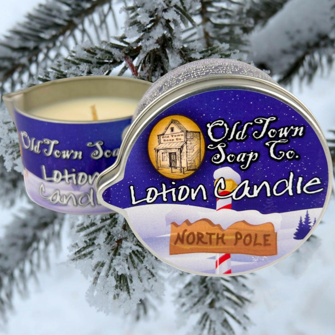 North Pole Lotion Candle - Old Town Soap Co.