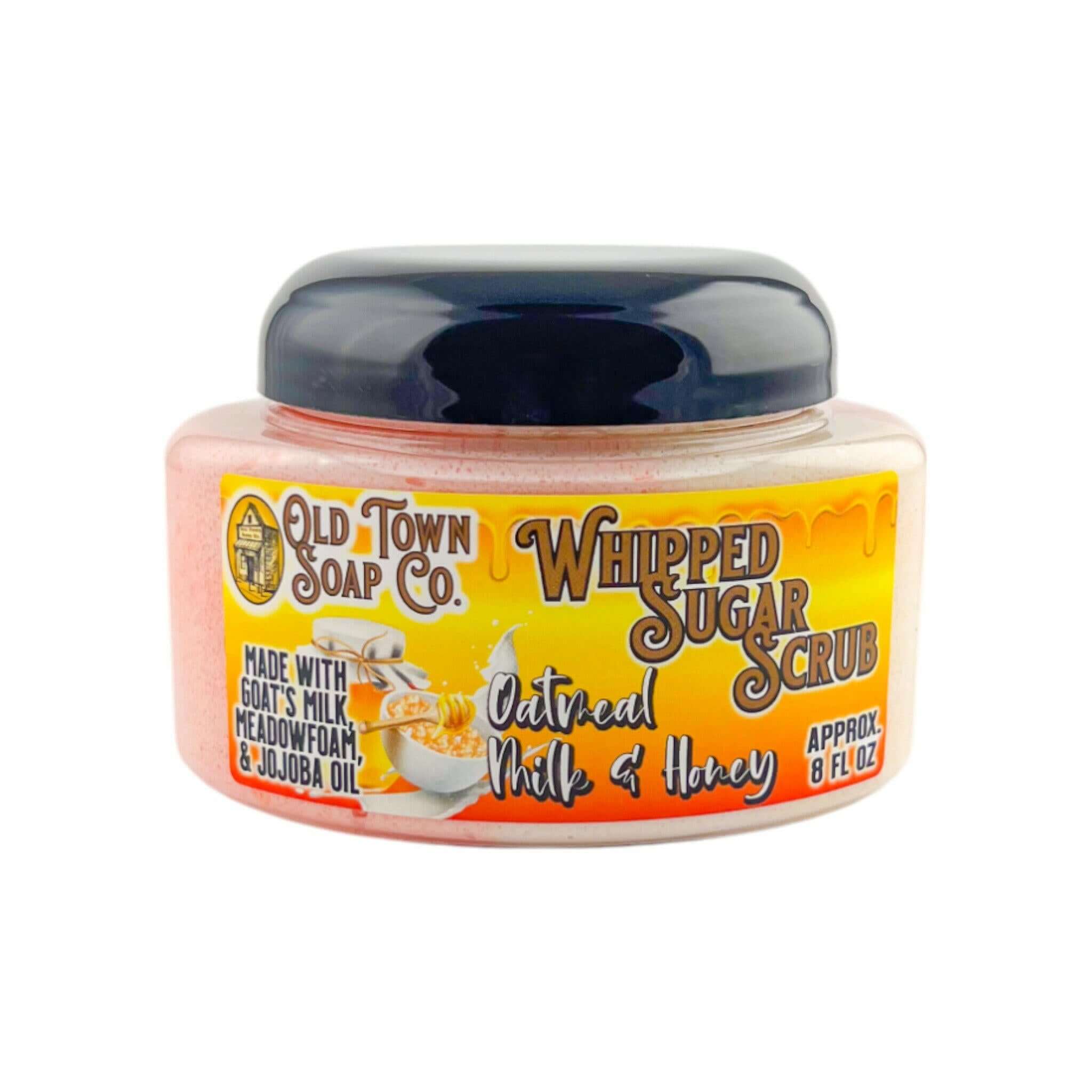 Oatmeal, Milk & Honey Whipped Sugar Scrub Soap - Old Town Soap Co.