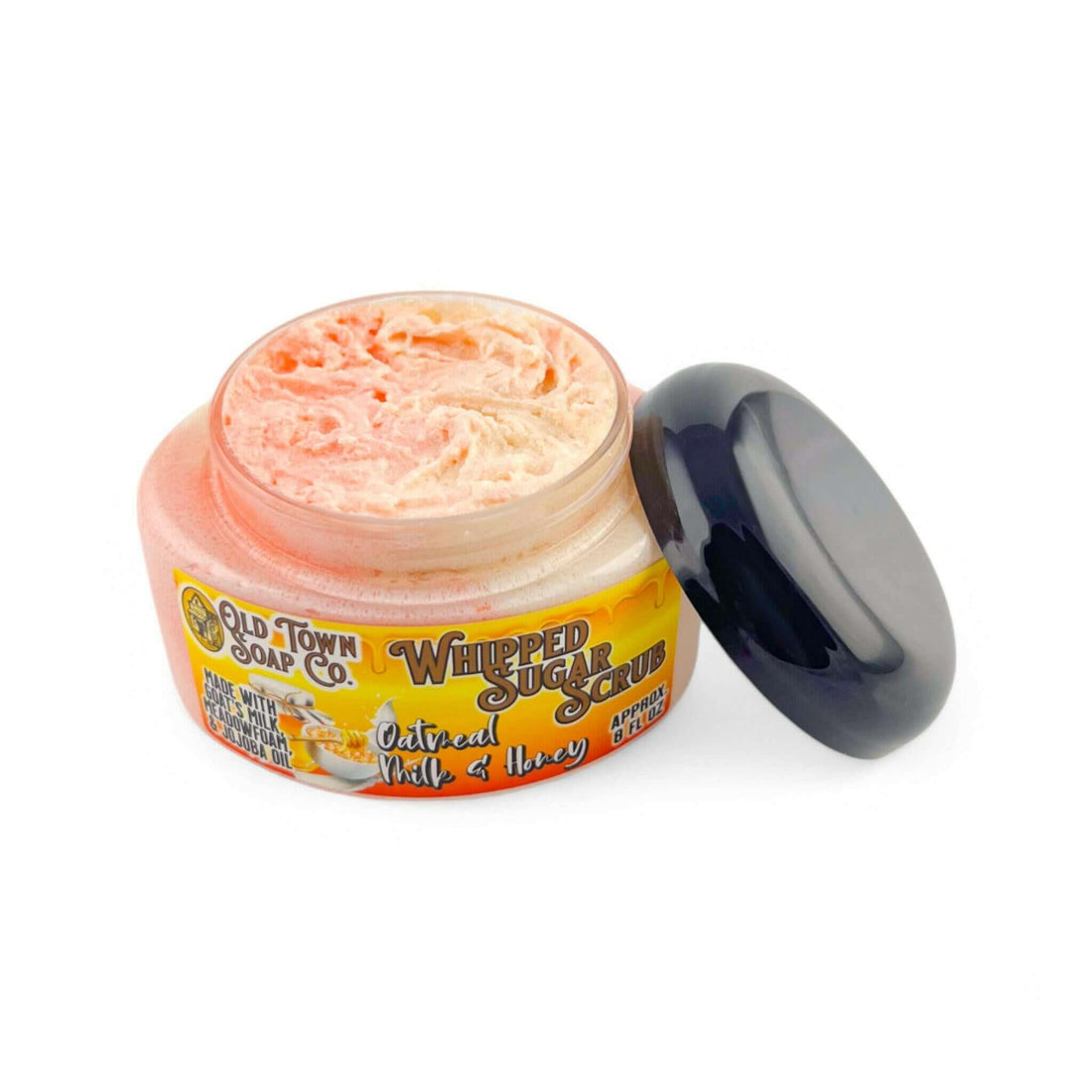 Oatmeal, Milk & Honey Whipped Sugar Scrub Soap - Old Town Soap Co.