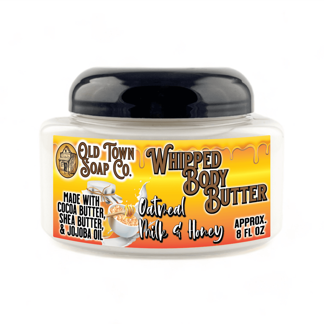 Oatmeal, Milk & Honey Whipped Body Butter - Old Town Soap Co.