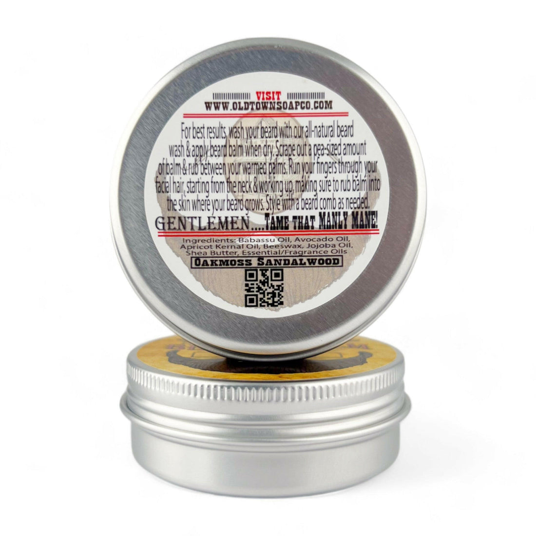 Oakmoss Sandalwood Beard Balm - Old Town Soap Co.