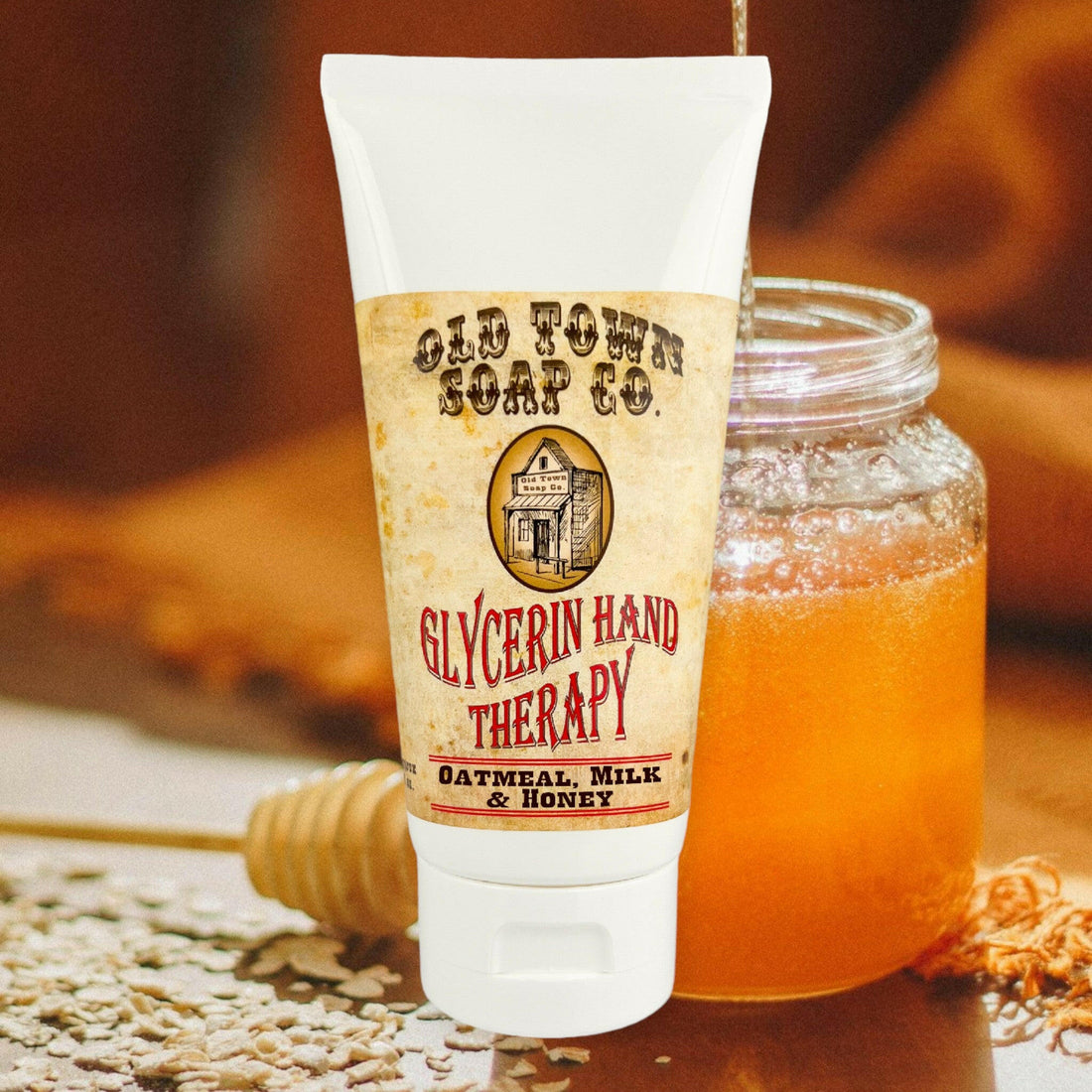Oatmeal Milk & Honey 6oz Glycerin Hand Therapy - Old Town Soap Co.