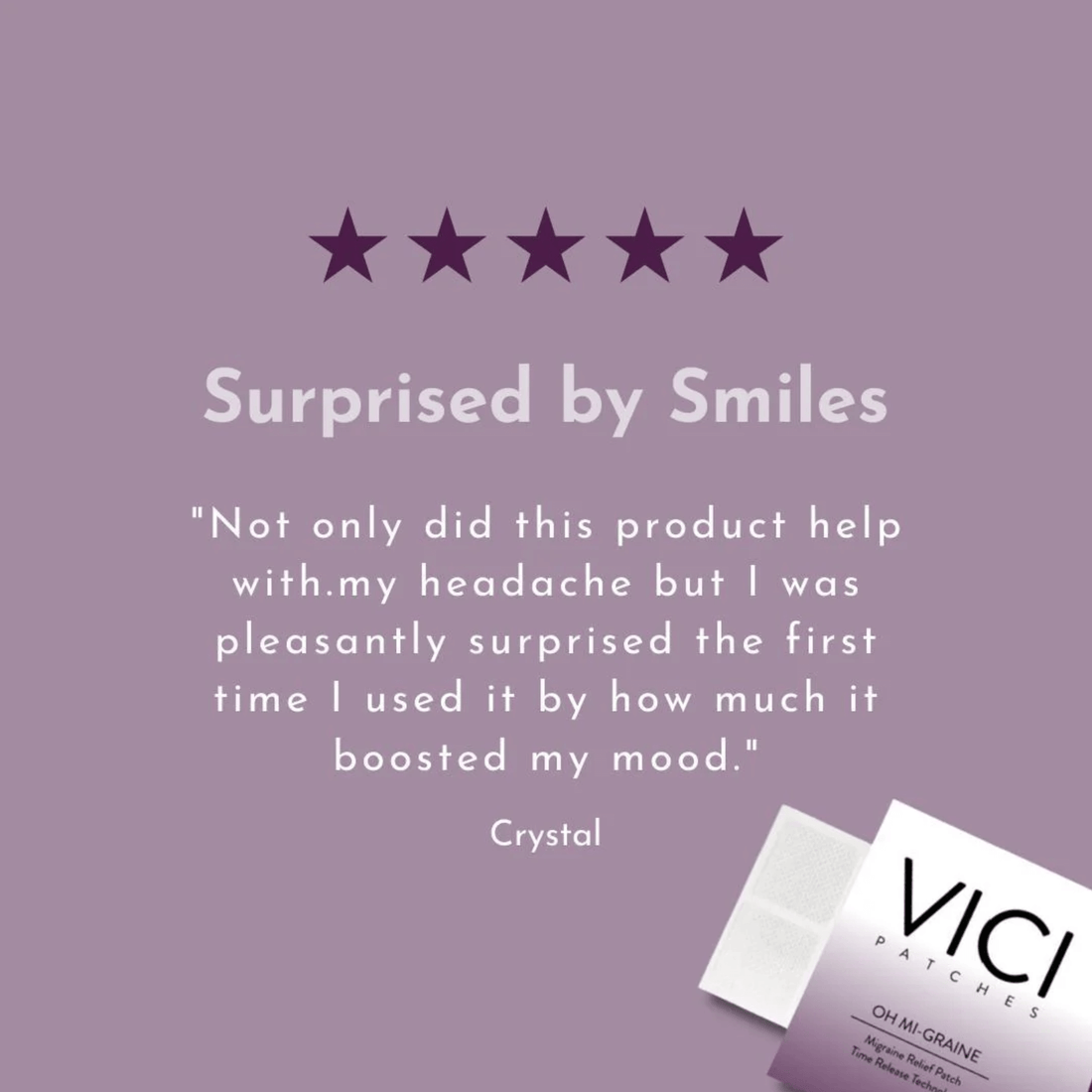 Oh Mi-graine Topical Patch by VICI Wellness - Old Town Soap Co.