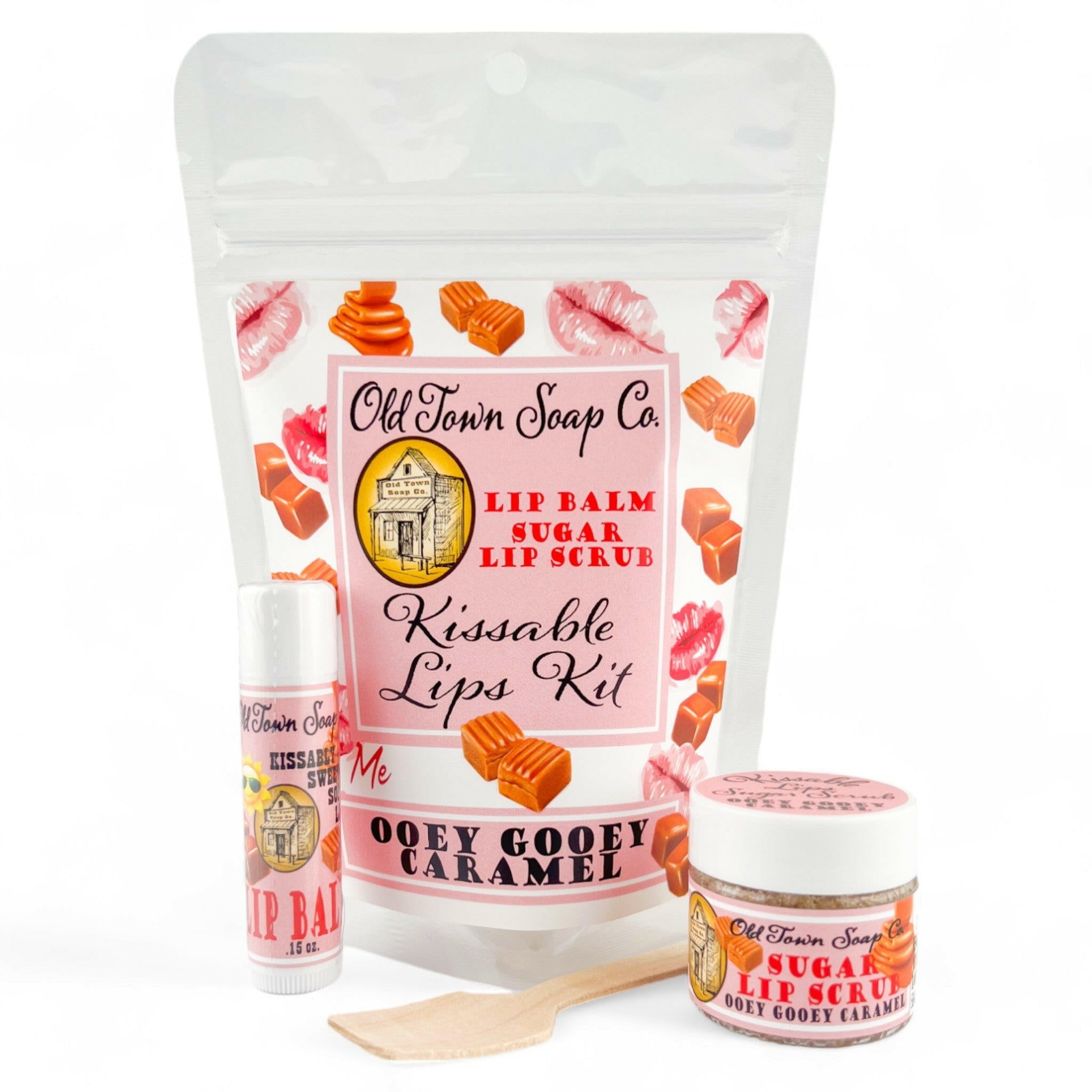 Kissable Lips Sugar Scrub & Lip Balm Kits - Old Town Soap Co.