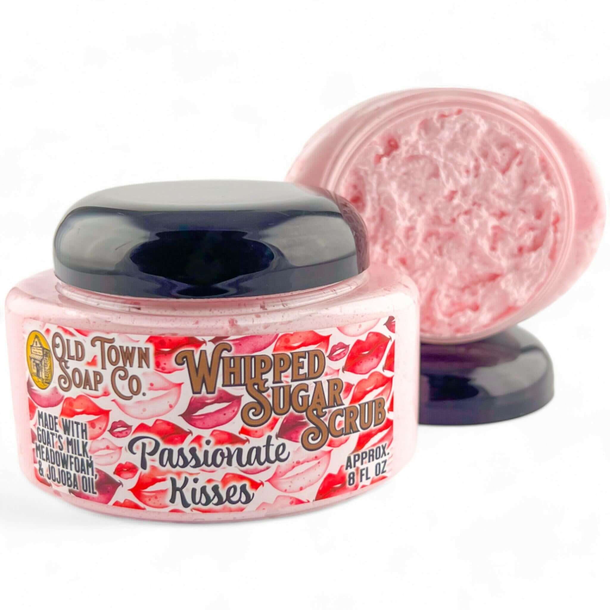 Passionate Kisses Whipped Sugar Scrub Soap - Old Town Soap Co.
