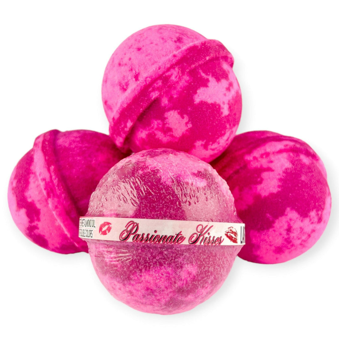 Passionate Kisses Bath Bomb -Large - Old Town Soap Co.